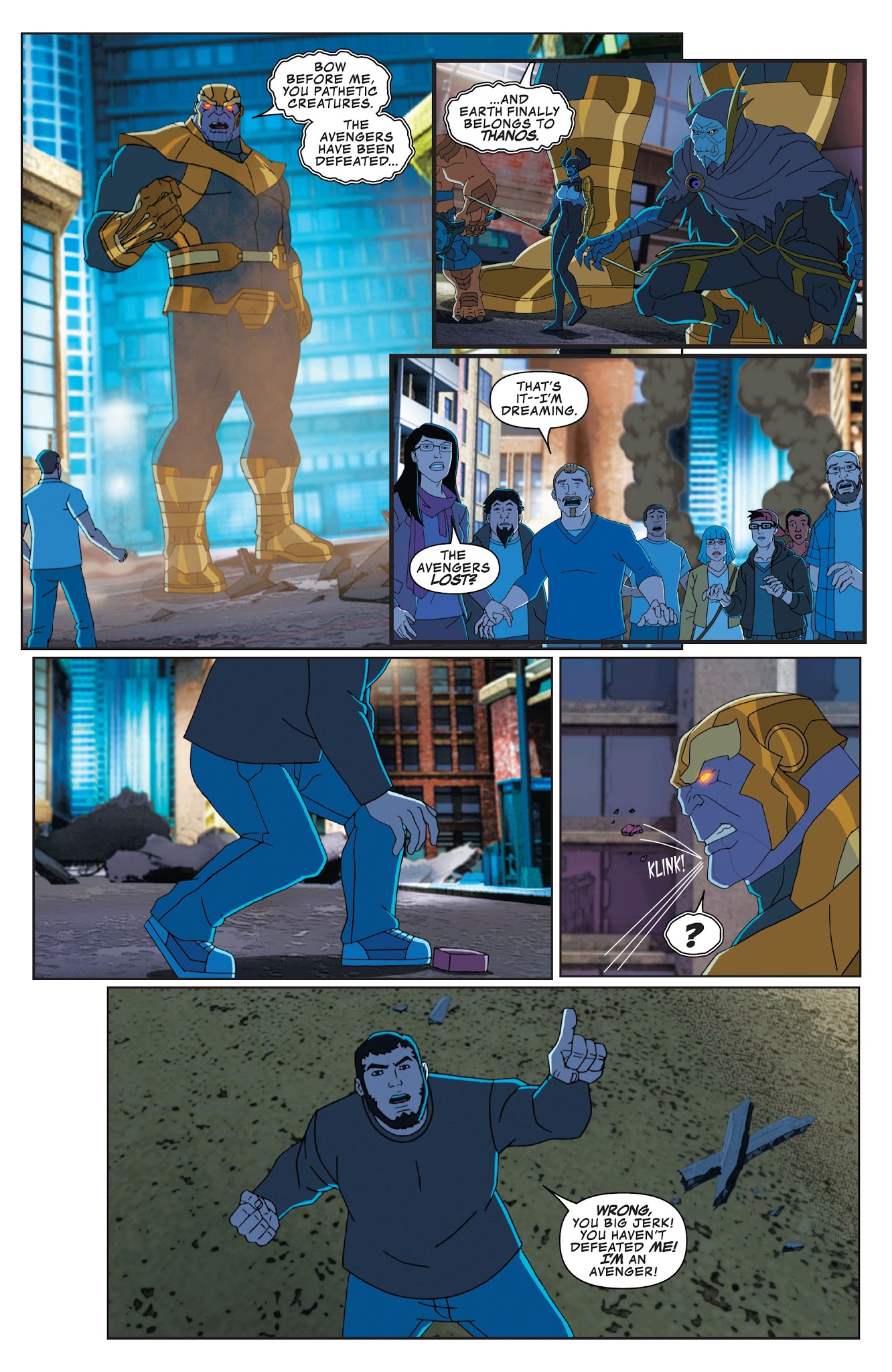 Read online Avengers vs. Thanos (2018) comic -  Issue # TPB - 123