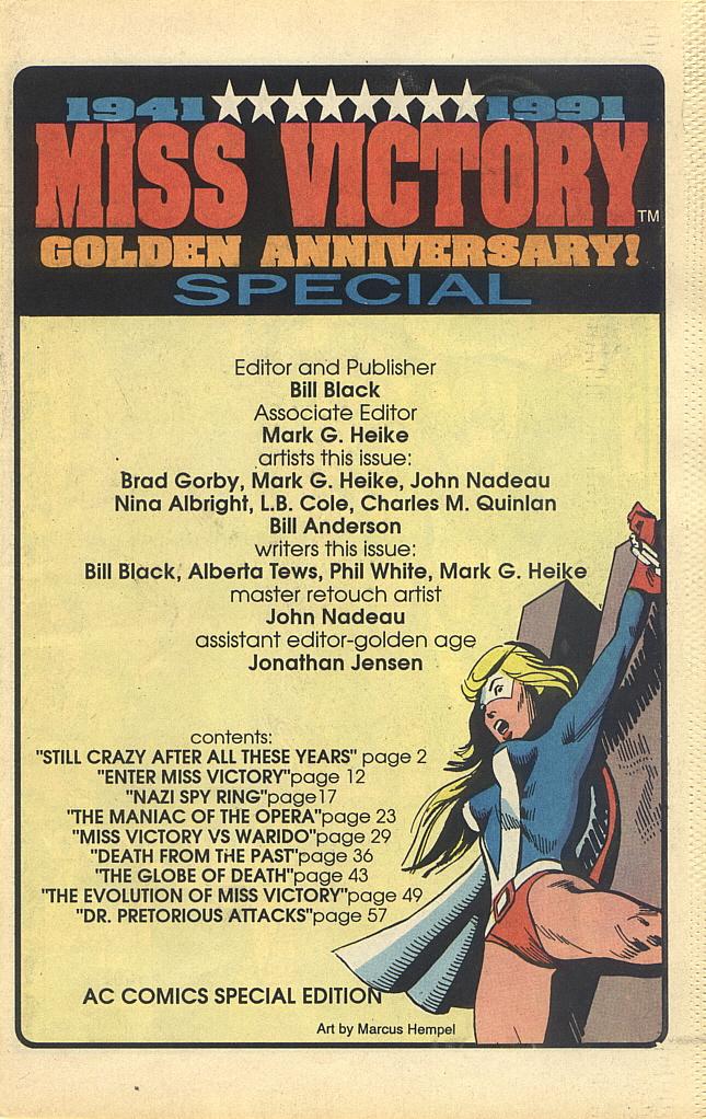Read online Miss Victory Golden Anniversary Special comic -  Issue # Full - 3