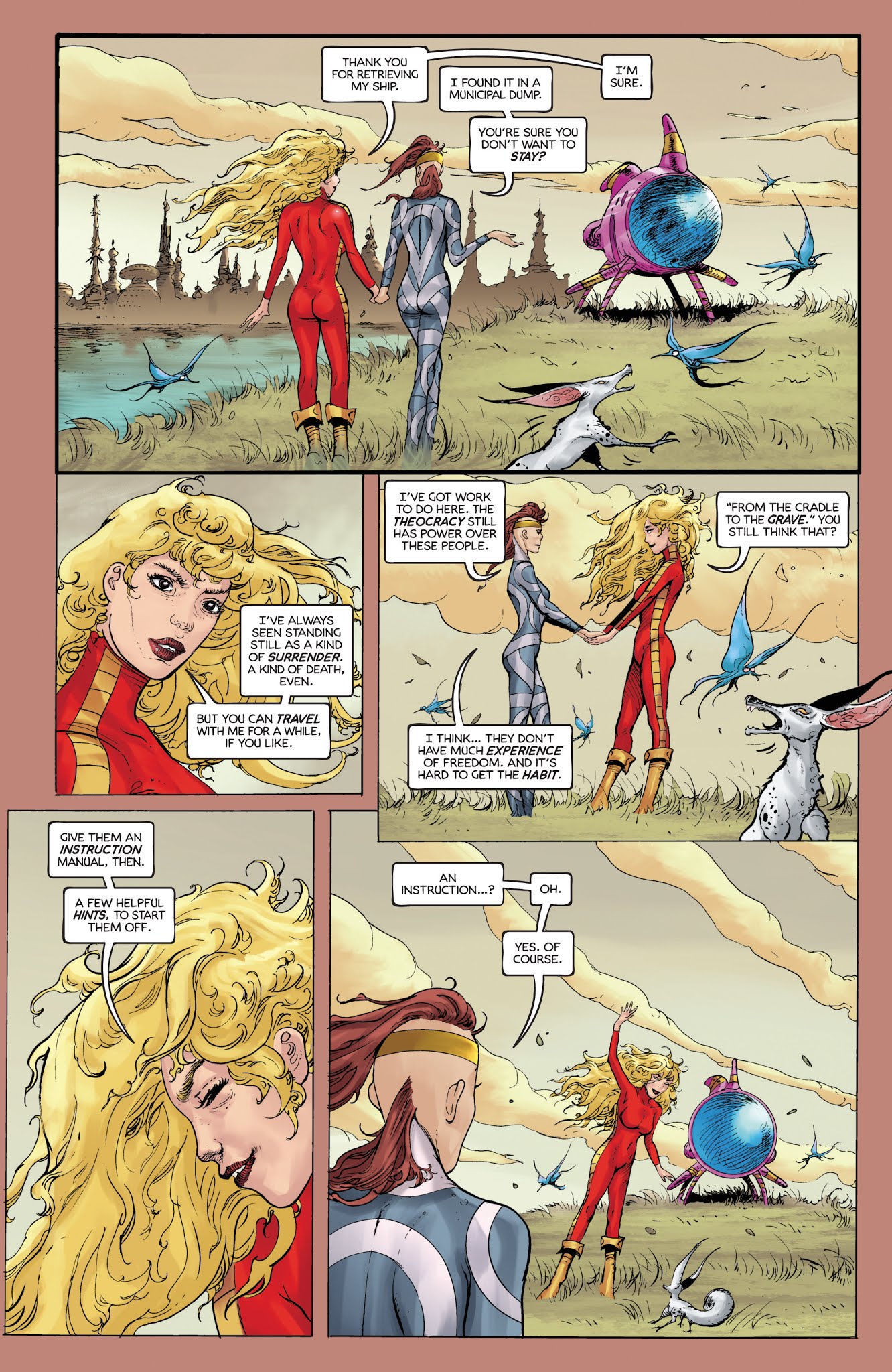 Read online Barbarella (2017) comic -  Issue # _TPB 1 - 77