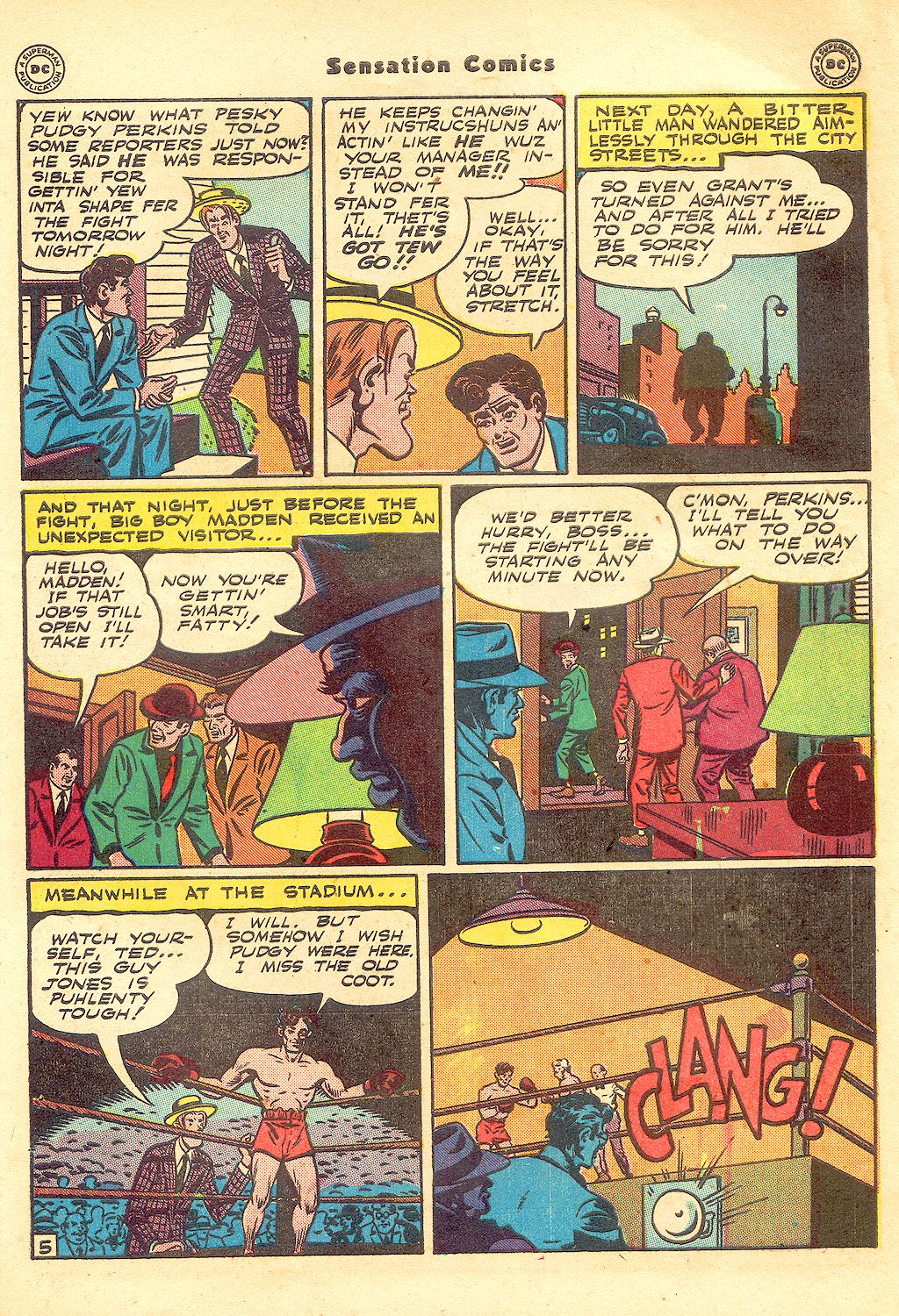 Read online Sensation (Mystery) Comics comic -  Issue #57 - 47