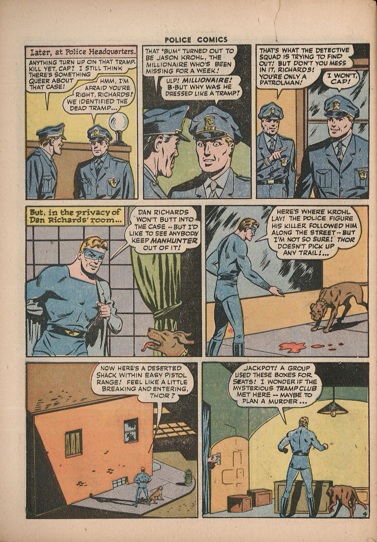 Read online Police Comics comic -  Issue #43 - 52