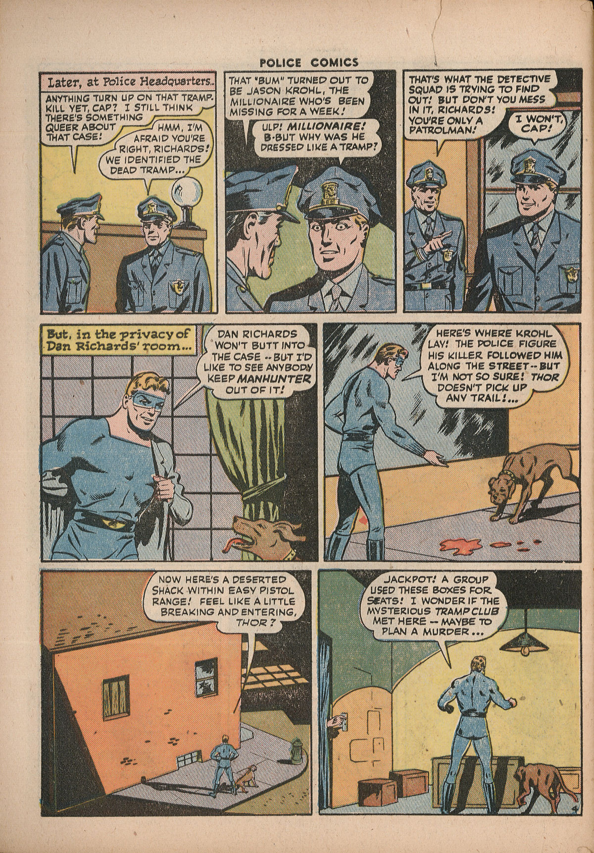 Read online Police Comics comic -  Issue #43 - 52