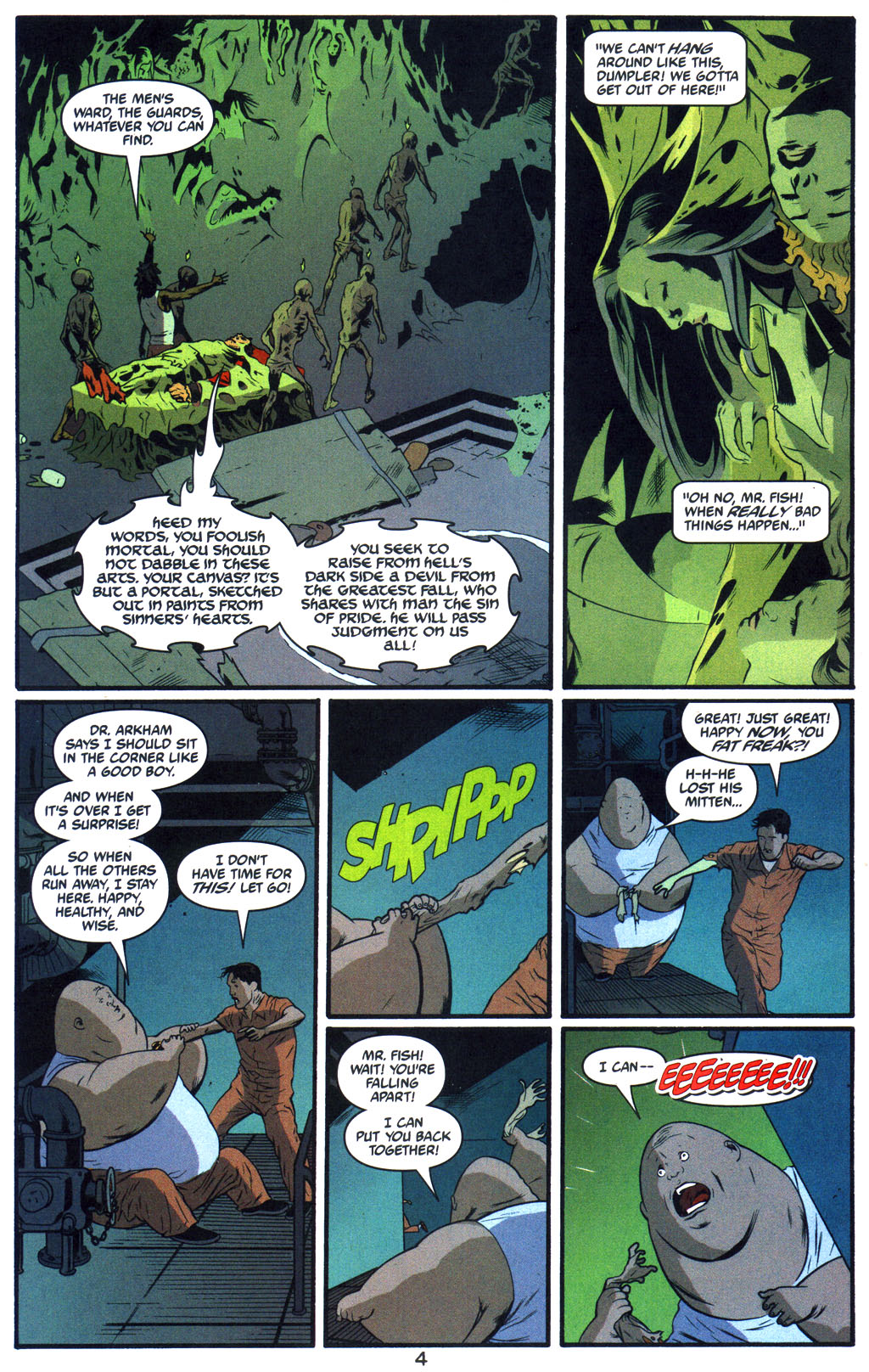 Read online Arkham Asylum: Living Hell comic -  Issue #6 - 6