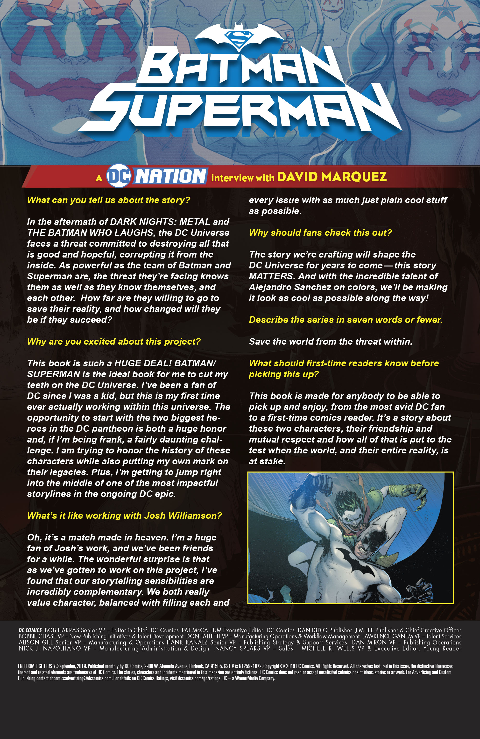 Read online Freedom Fighters (2019) comic -  Issue #7 - 21