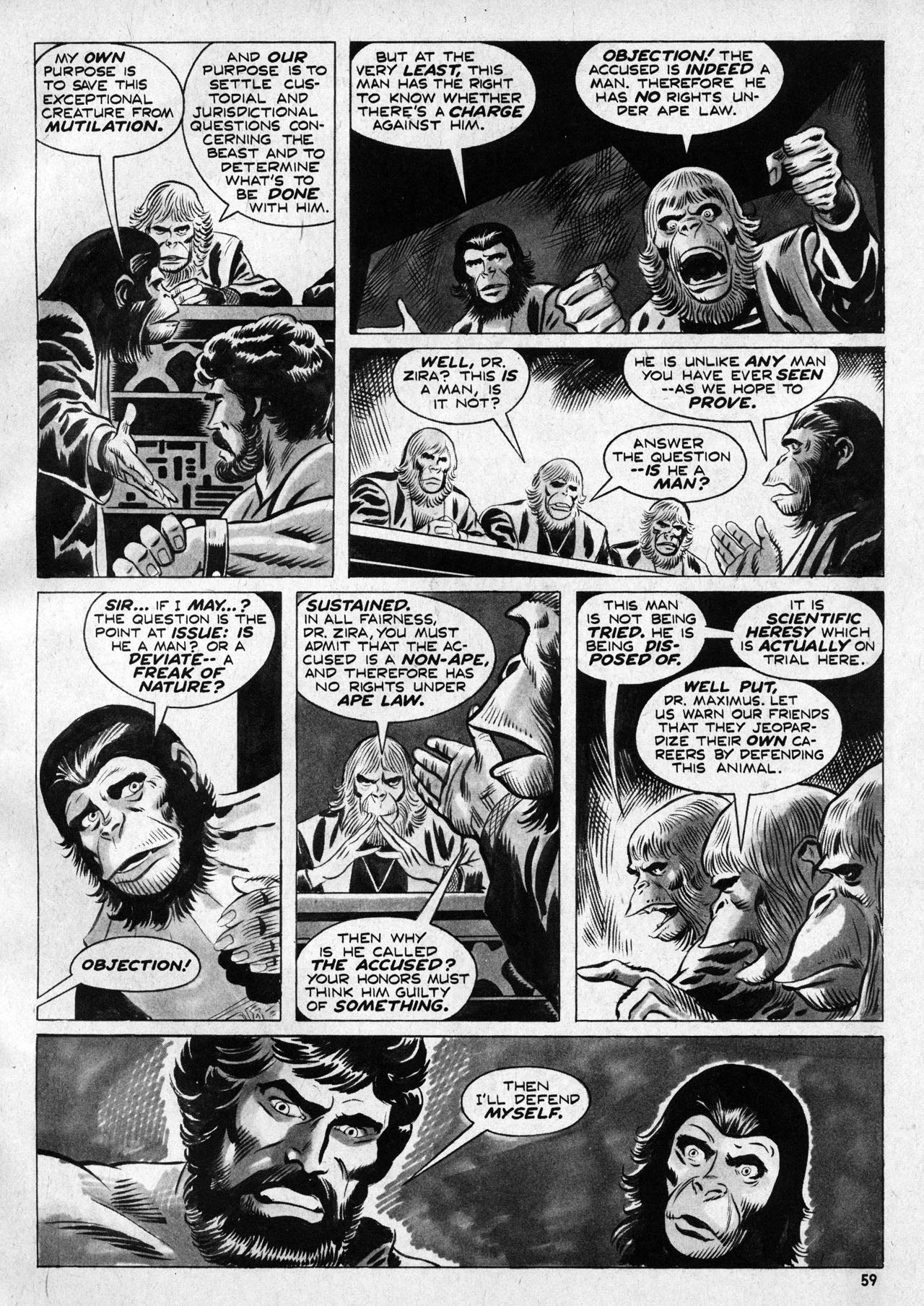 Read online Planet of the Apes comic -  Issue #4 - 53