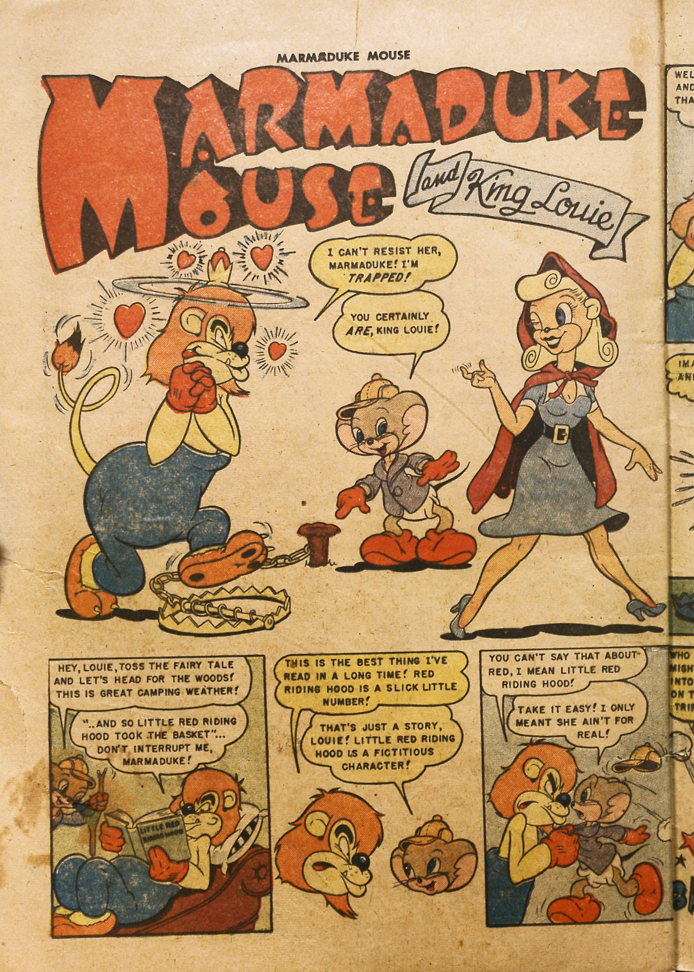 Read online Marmaduke Mouse comic -  Issue #19 - 24