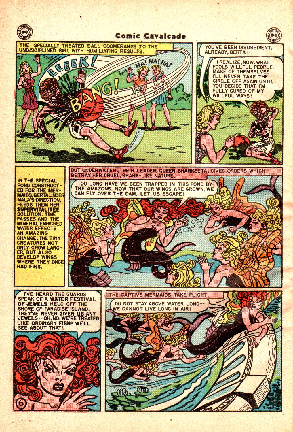 Read online Comic Cavalcade comic -  Issue #21 - 8