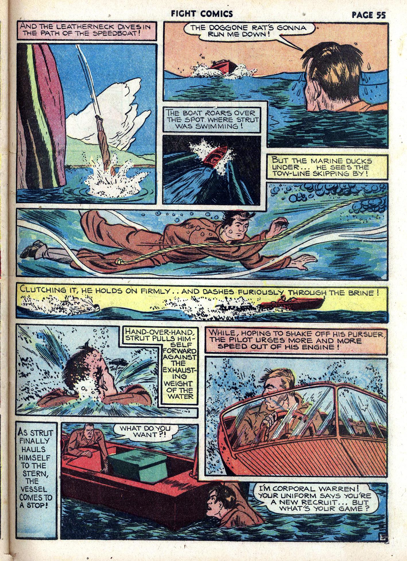 Read online Fight Comics comic -  Issue #10 - 57