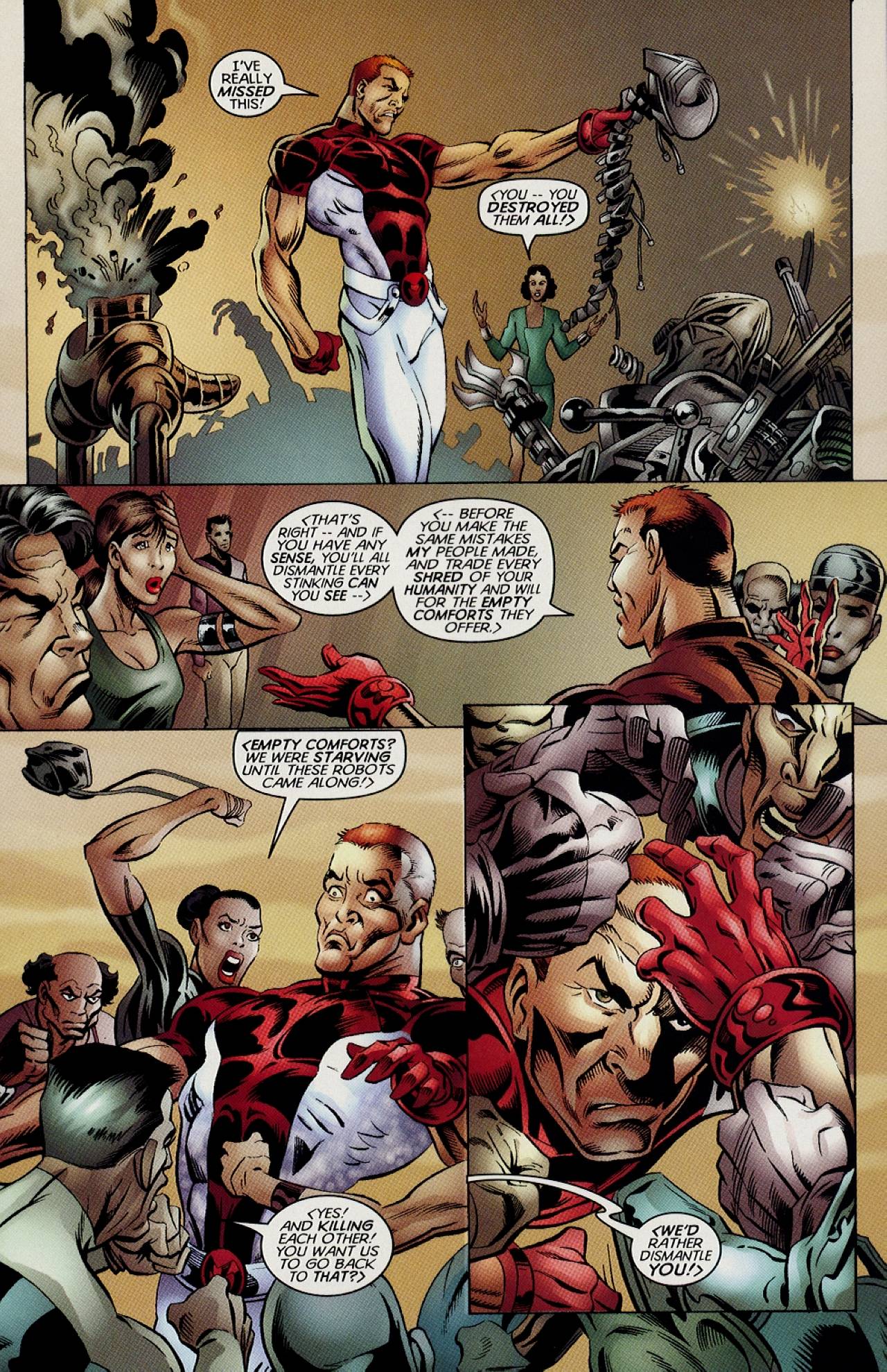 Read online Magnus Robot Fighter (1997) comic -  Issue #9 - 12
