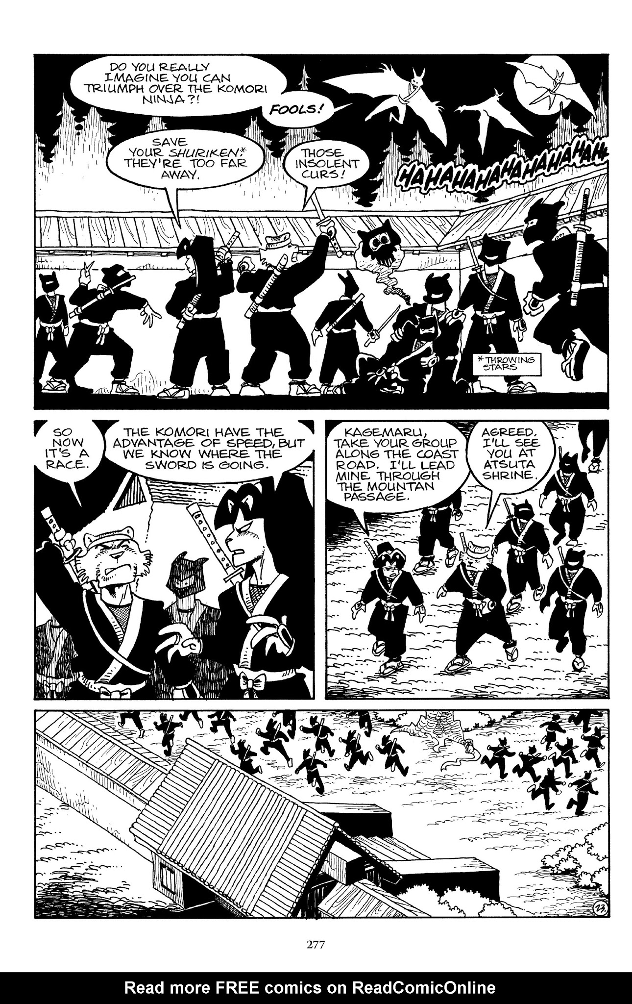 Read online The Usagi Yojimbo Saga comic -  Issue # TPB 3 - 274