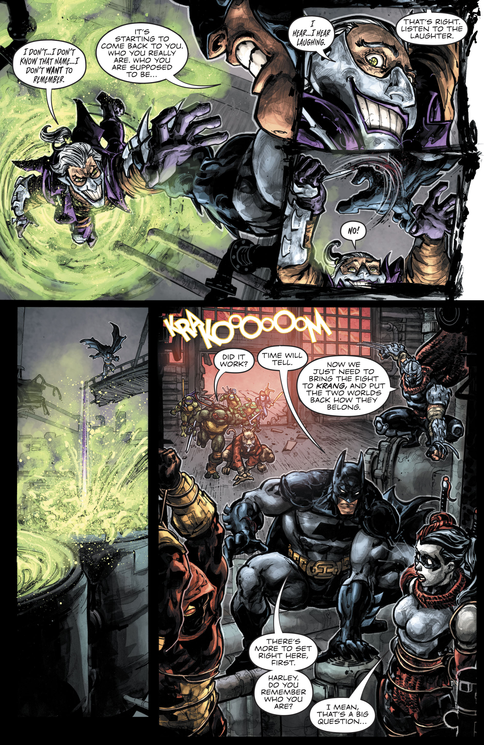 Read online Batman/Teenage Mutant Ninja Turtles III comic -  Issue #4 - 19
