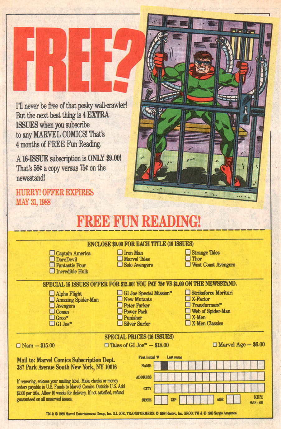 Read online Marvel Tales (1964) comic -  Issue #213 - 34