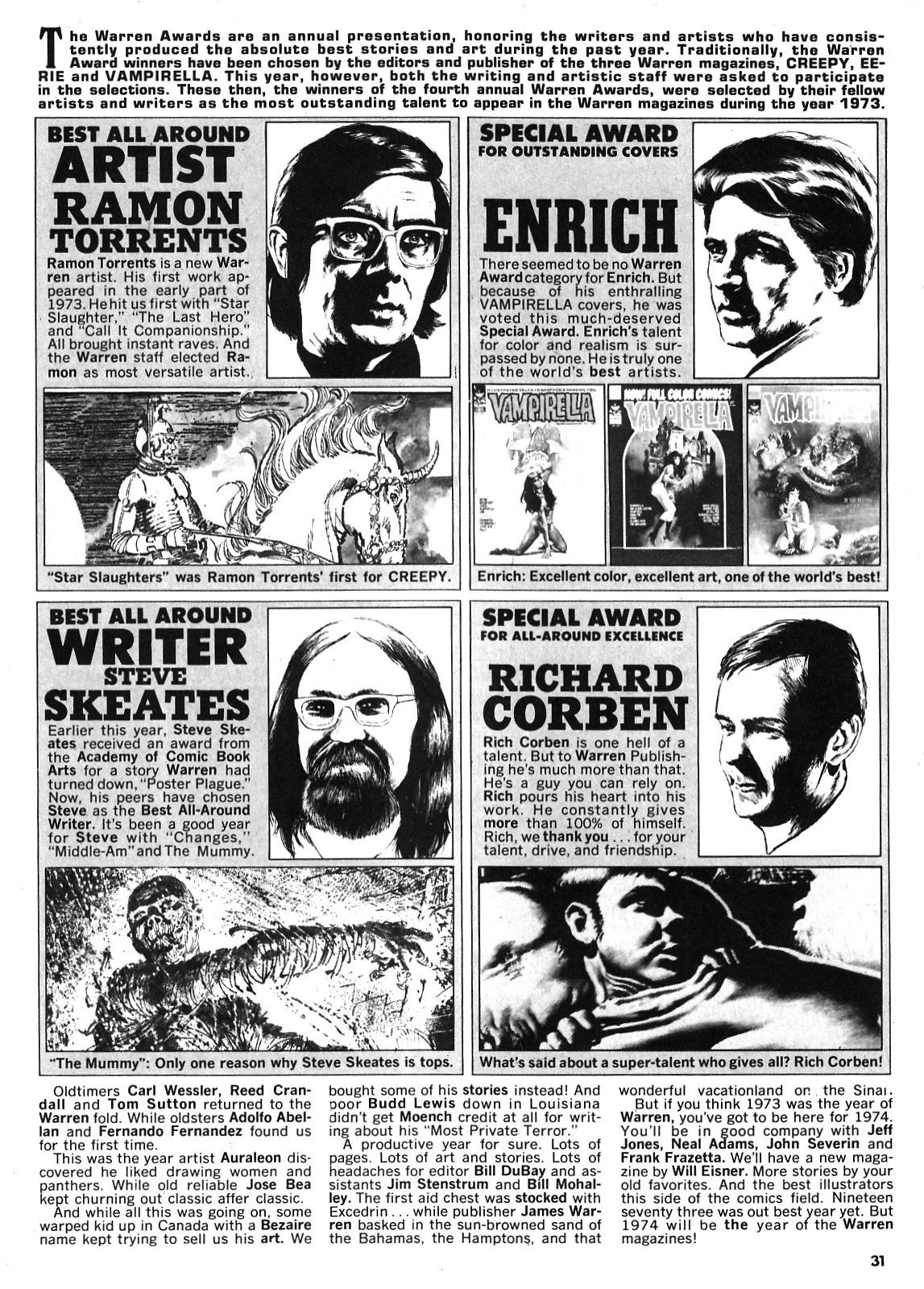 Read online Vampirella (1969) comic -  Issue #32 - 31