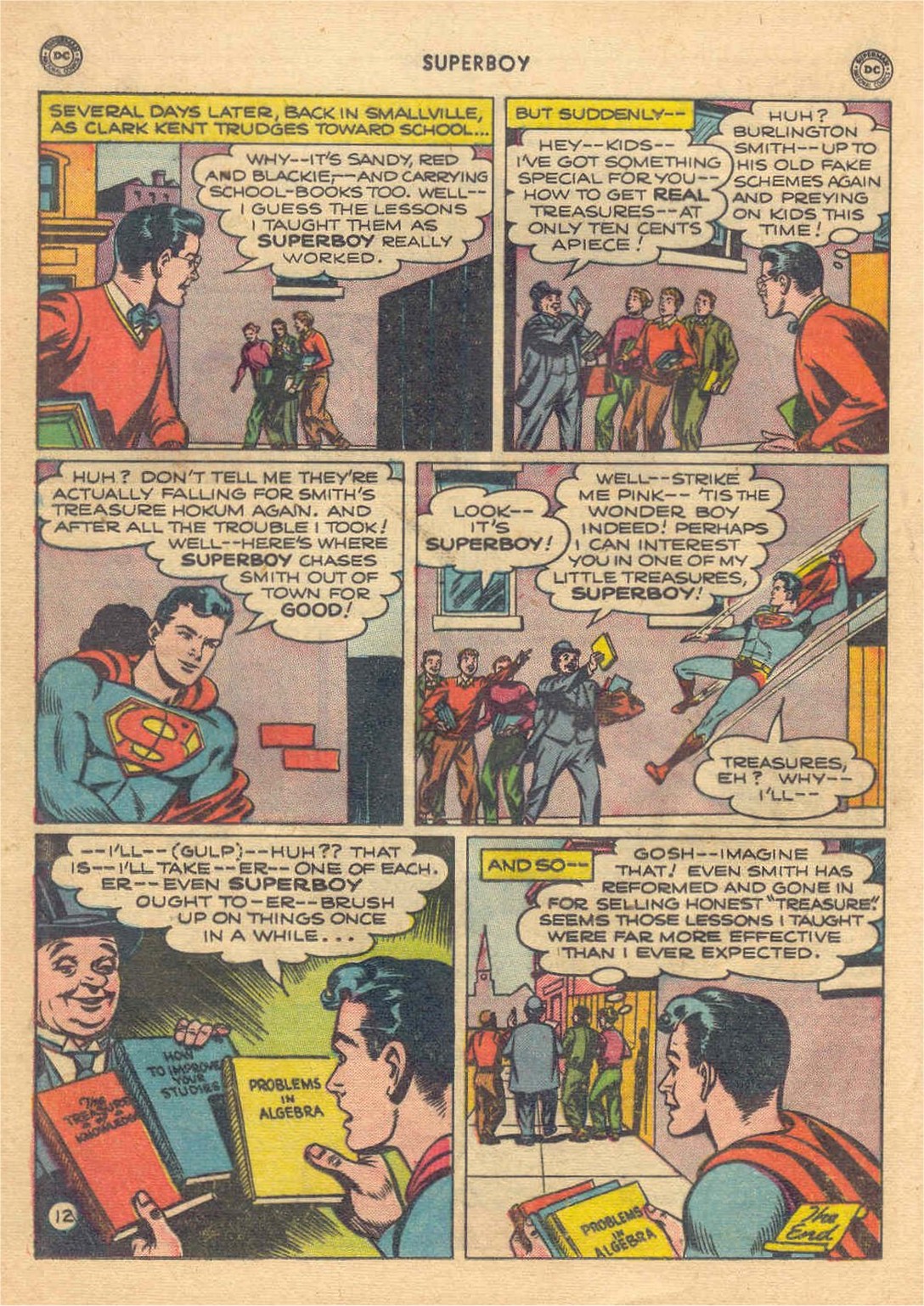 Read online Superboy (1949) comic -  Issue #10 - 25