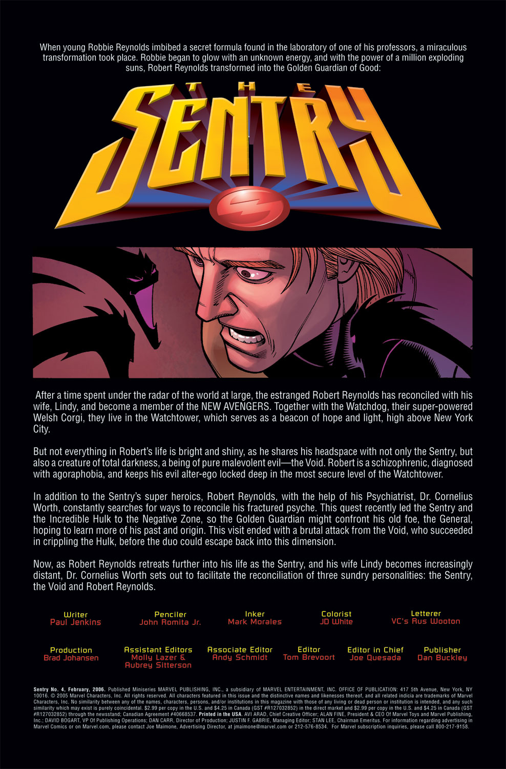 Read online Sentry (2006) comic -  Issue #4 - 2