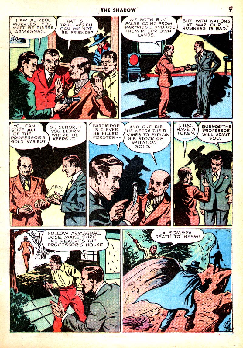 Read online Shadow Comics comic -  Issue #7 - 8