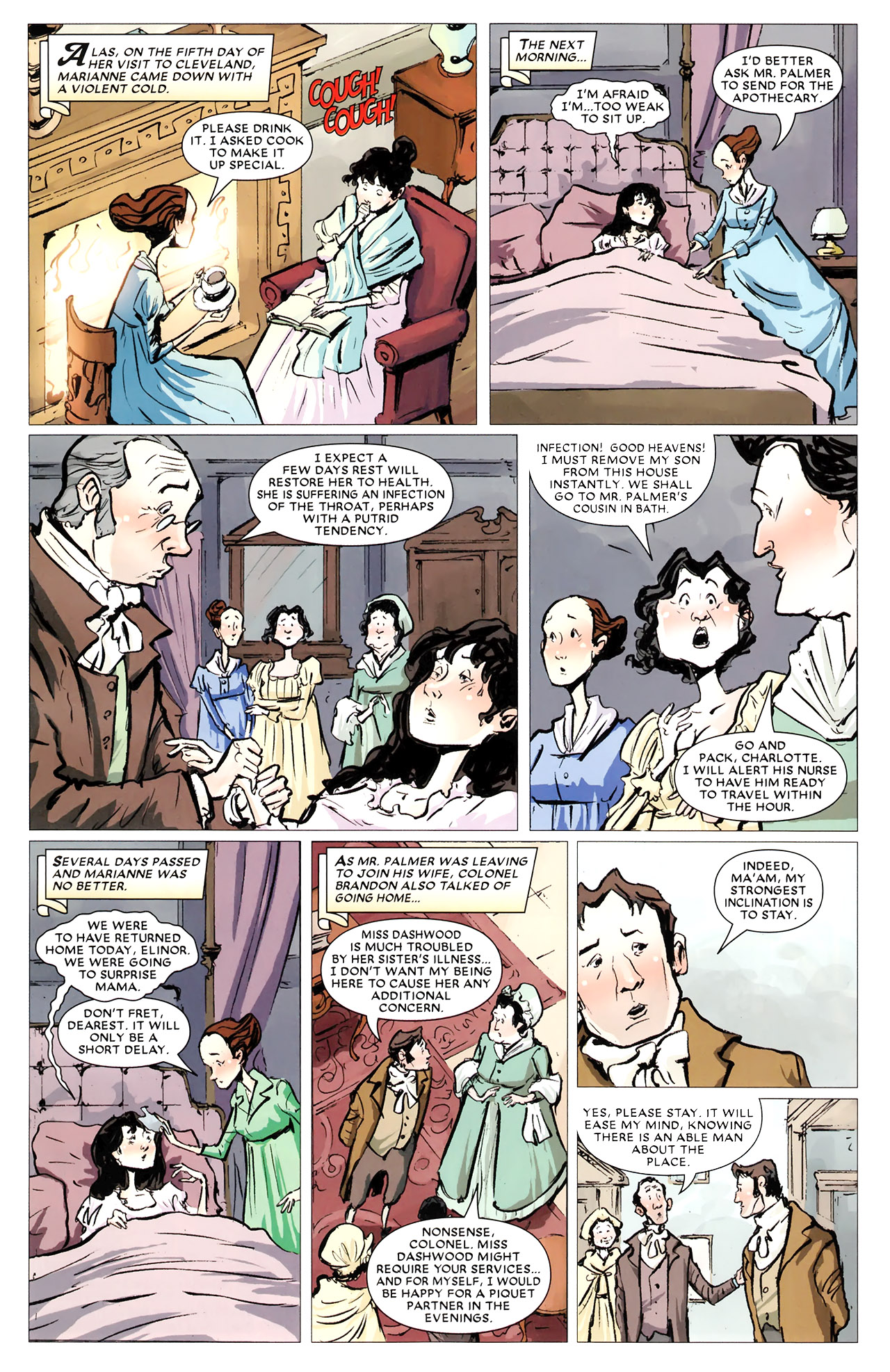 Read online Sense & Sensibility comic -  Issue #5 - 10