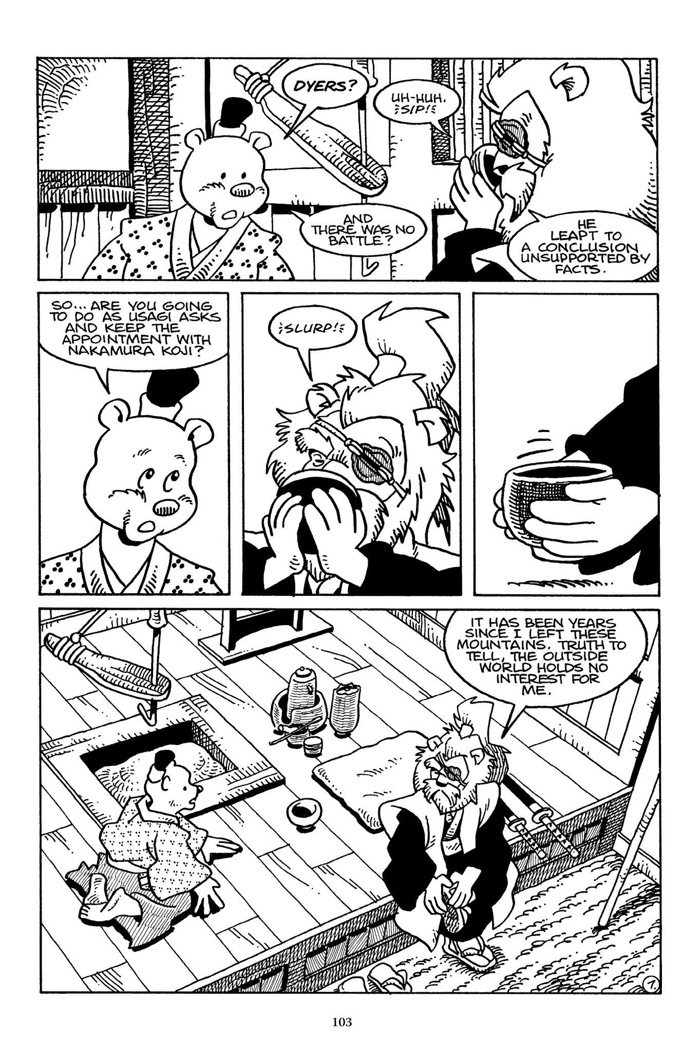 Read online The Usagi Yojimbo Saga comic -  Issue # TPB 3 - 101
