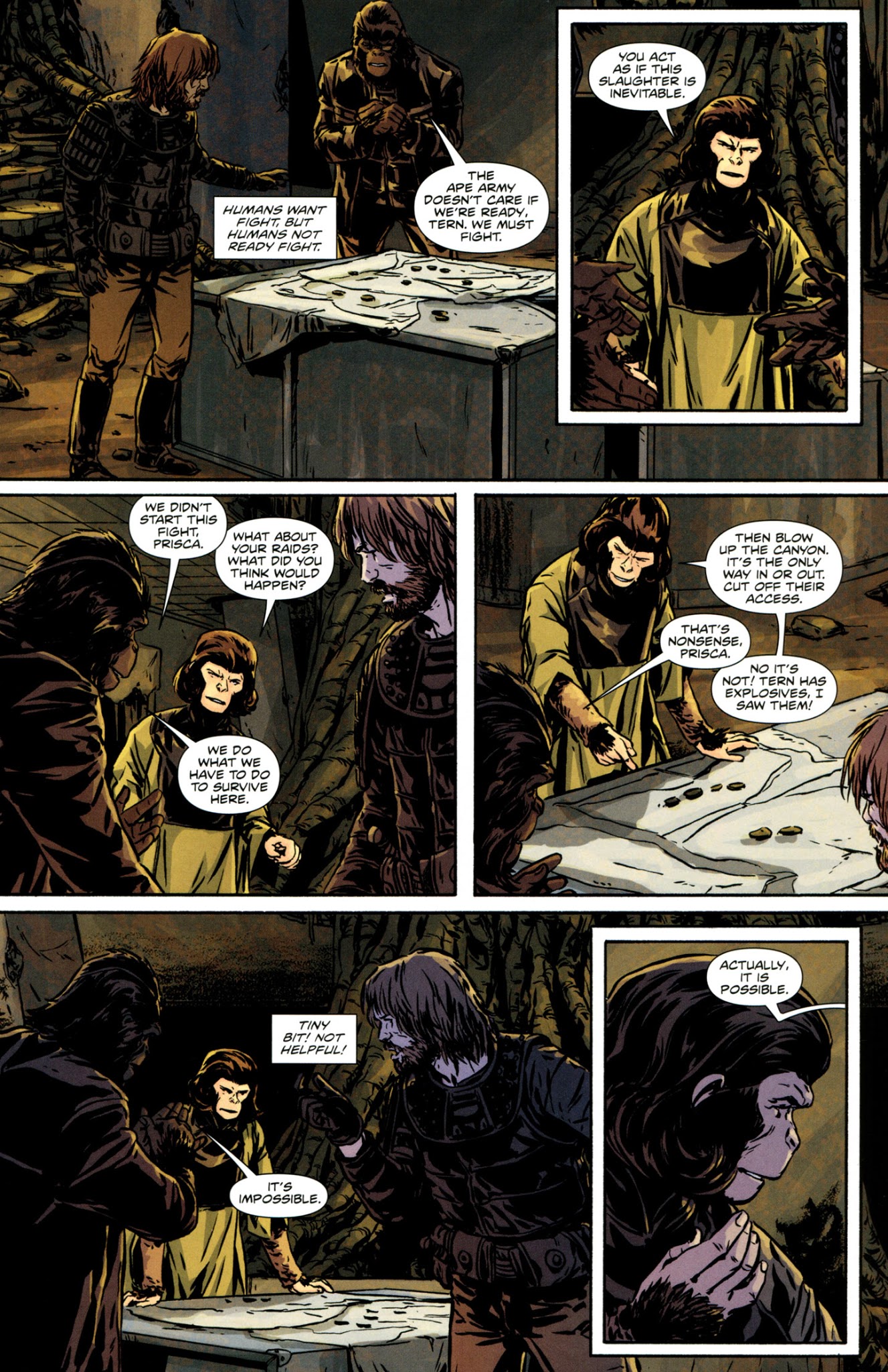 Read online Exile on the Planet of the Apes comic -  Issue #3 - 17