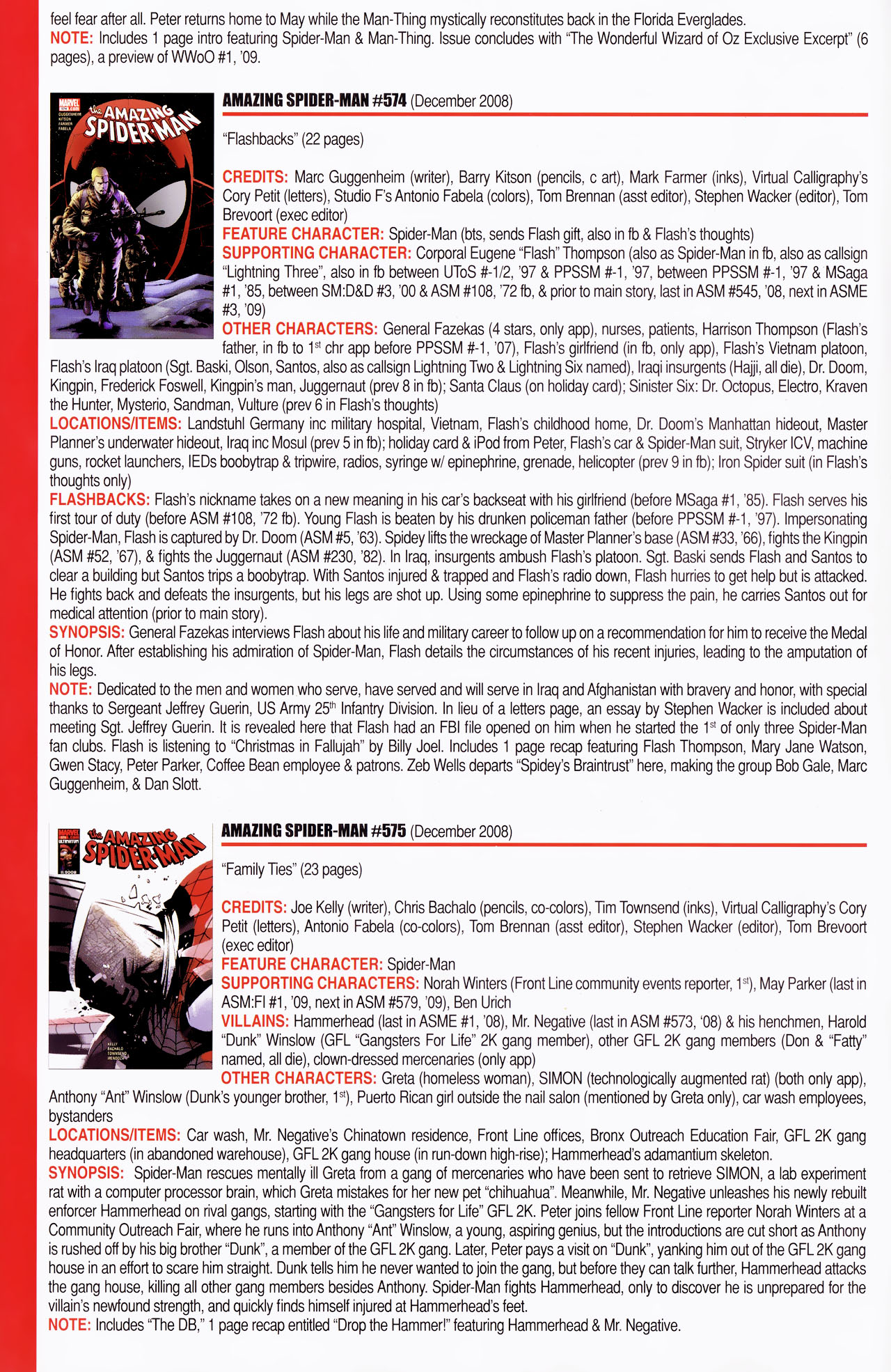 Read online Official Index to the Marvel Universe comic -  Issue #13 - 26