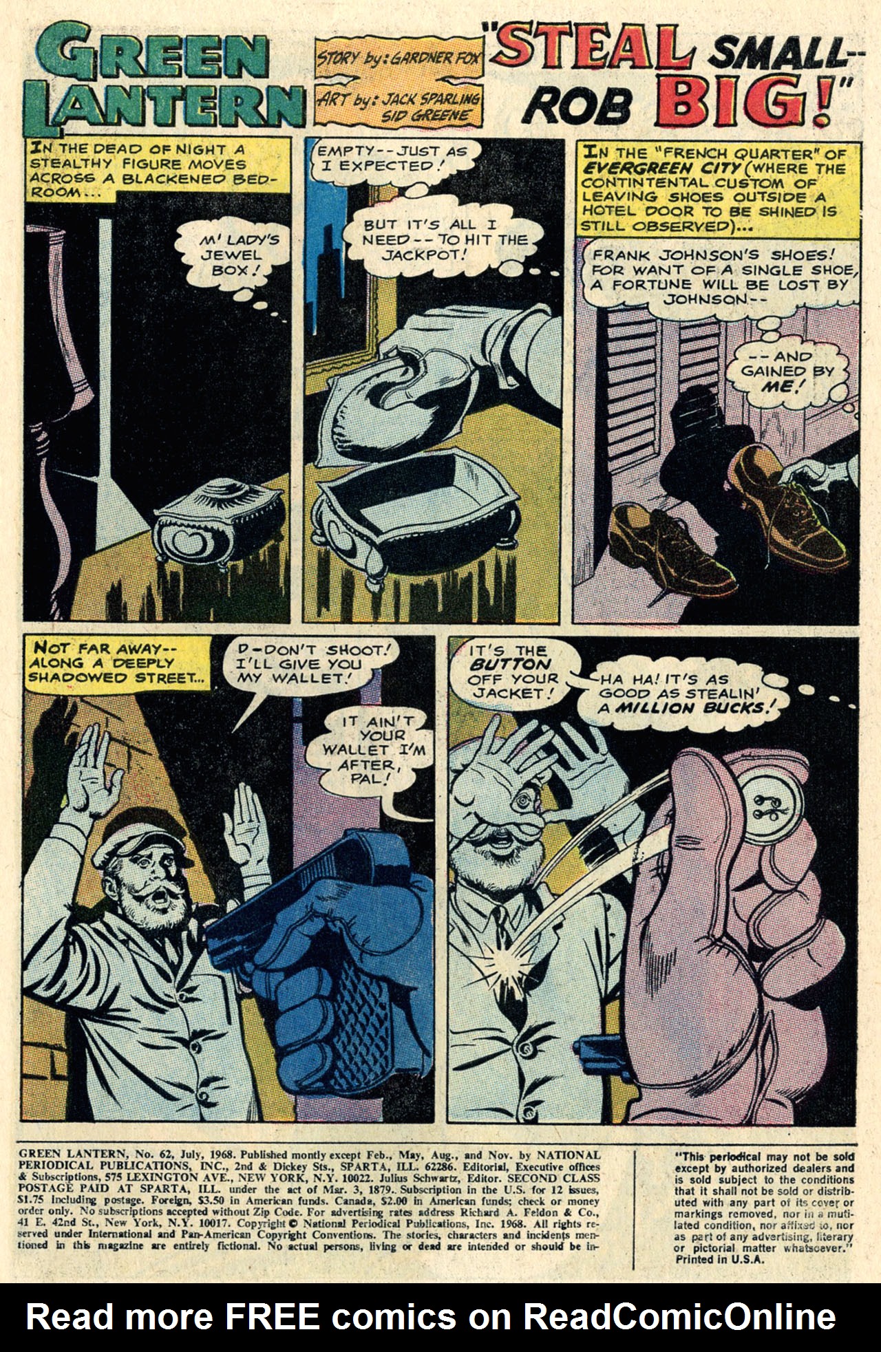Read online Green Lantern (1960) comic -  Issue #62 - 3