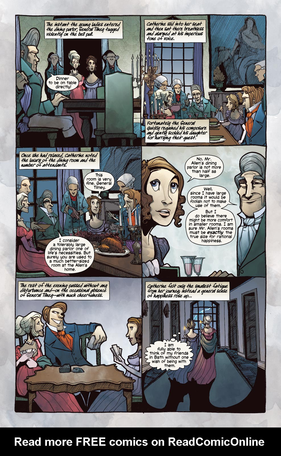 Read online Northanger Abbey comic -  Issue #4 - 8