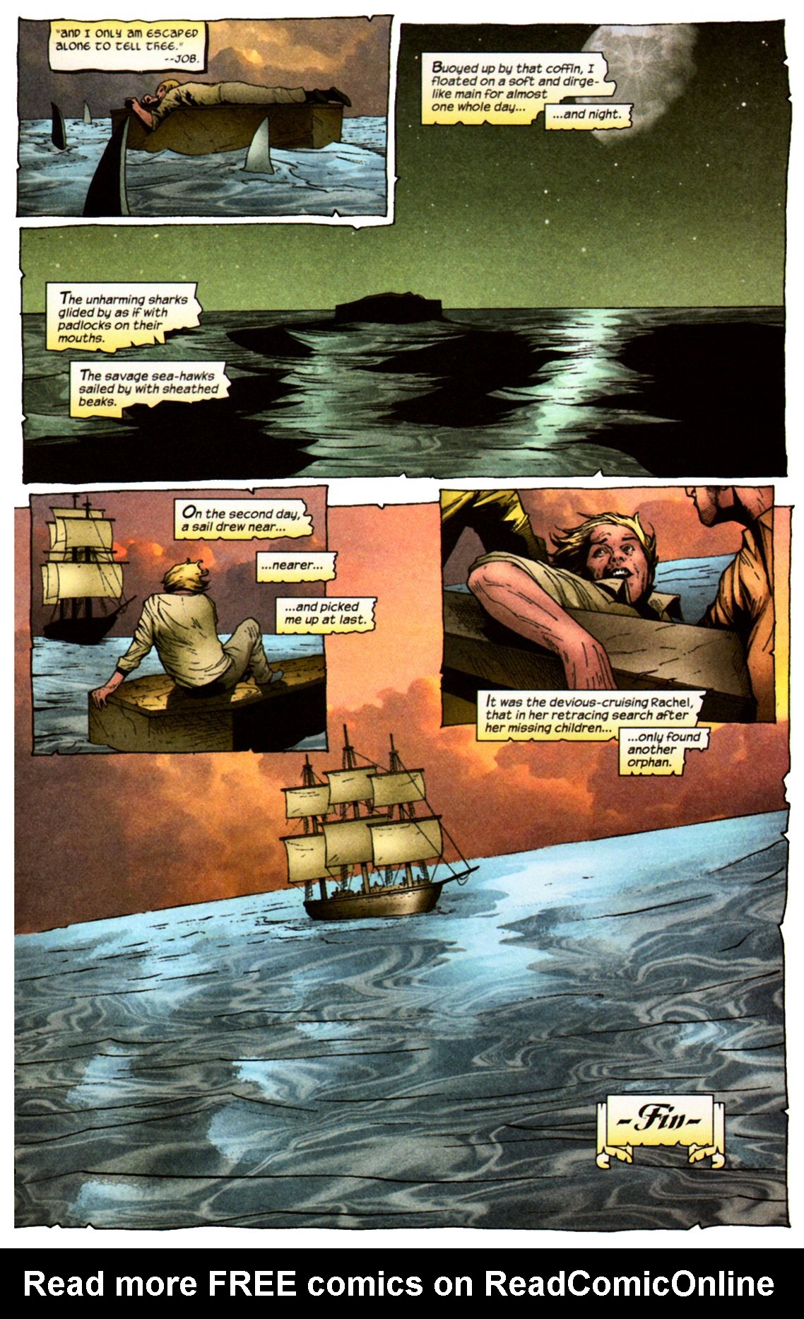 Read online Marvel Illustrated: Moby Dick comic -  Issue # TPB - 141