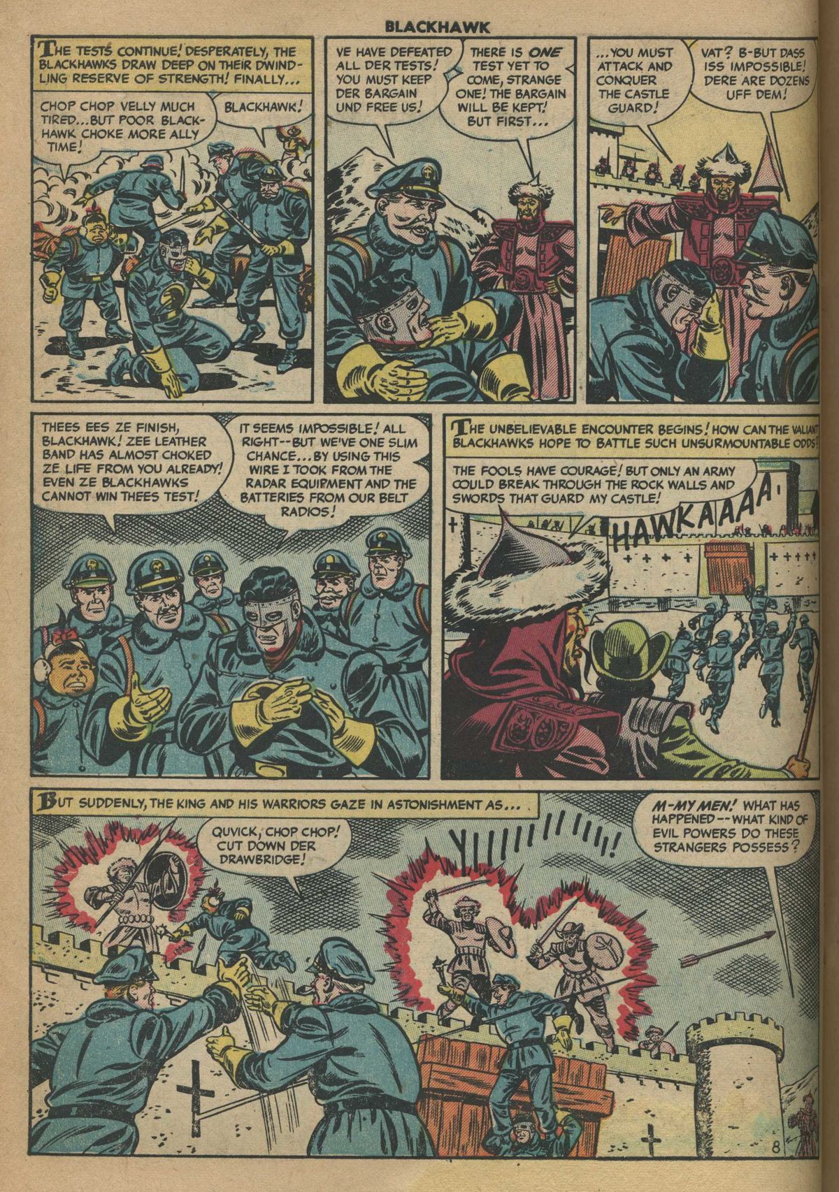 Read online Blackhawk (1957) comic -  Issue #72 - 10