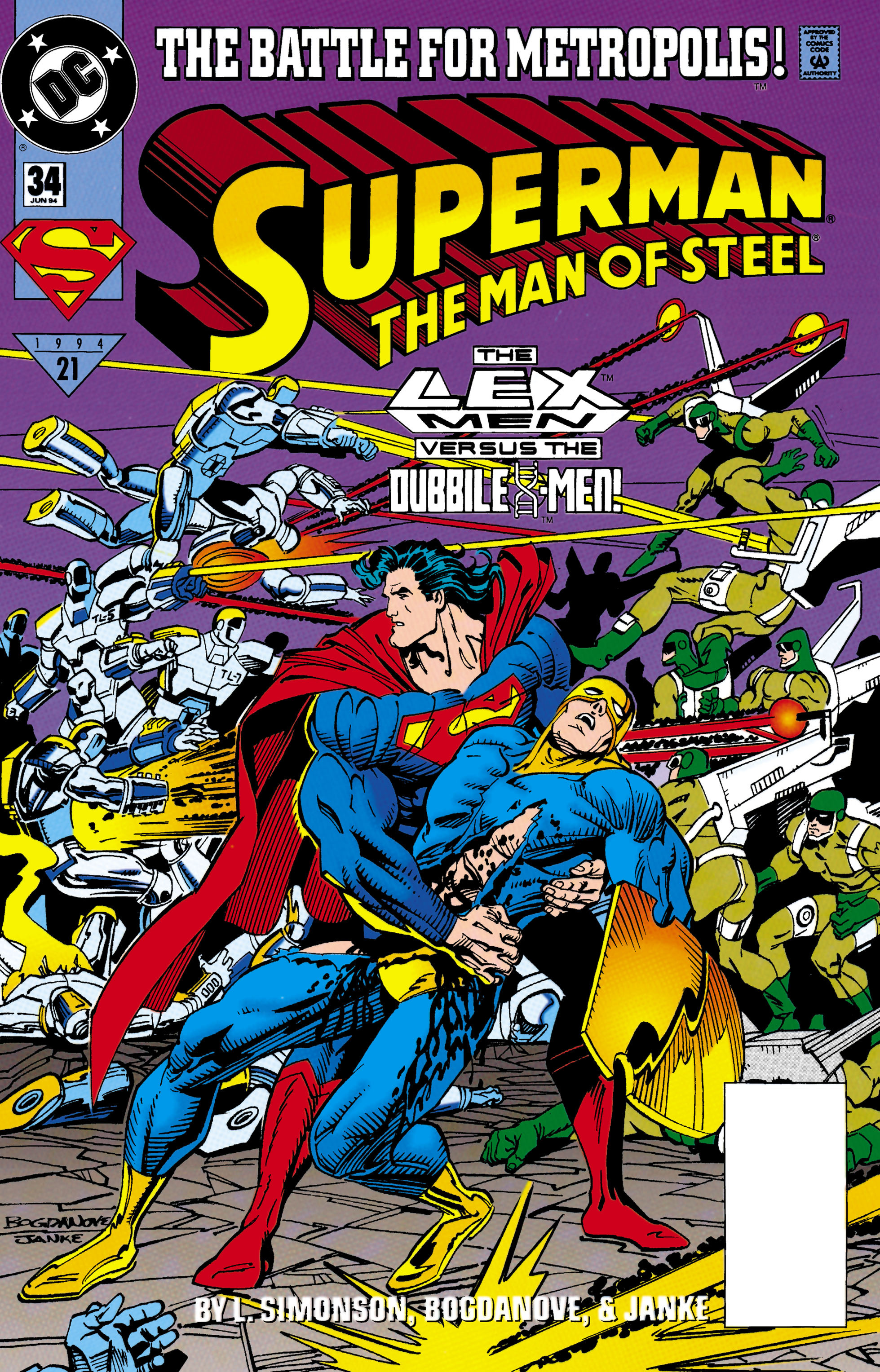 Read online Superman: The Man of Steel (1991) comic -  Issue #34 - 1