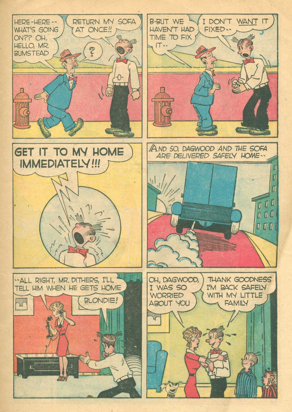 Read online Blondie Comics (1947) comic -  Issue #5 - 15