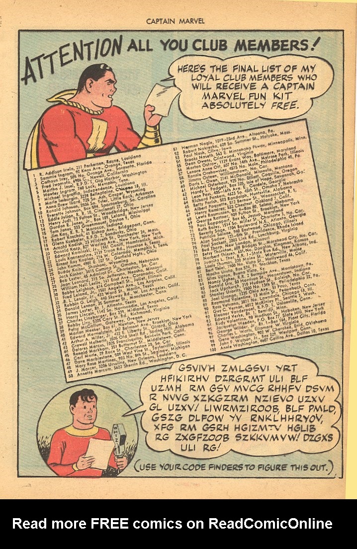 Read online Captain Marvel Adventures comic -  Issue #62 - 25