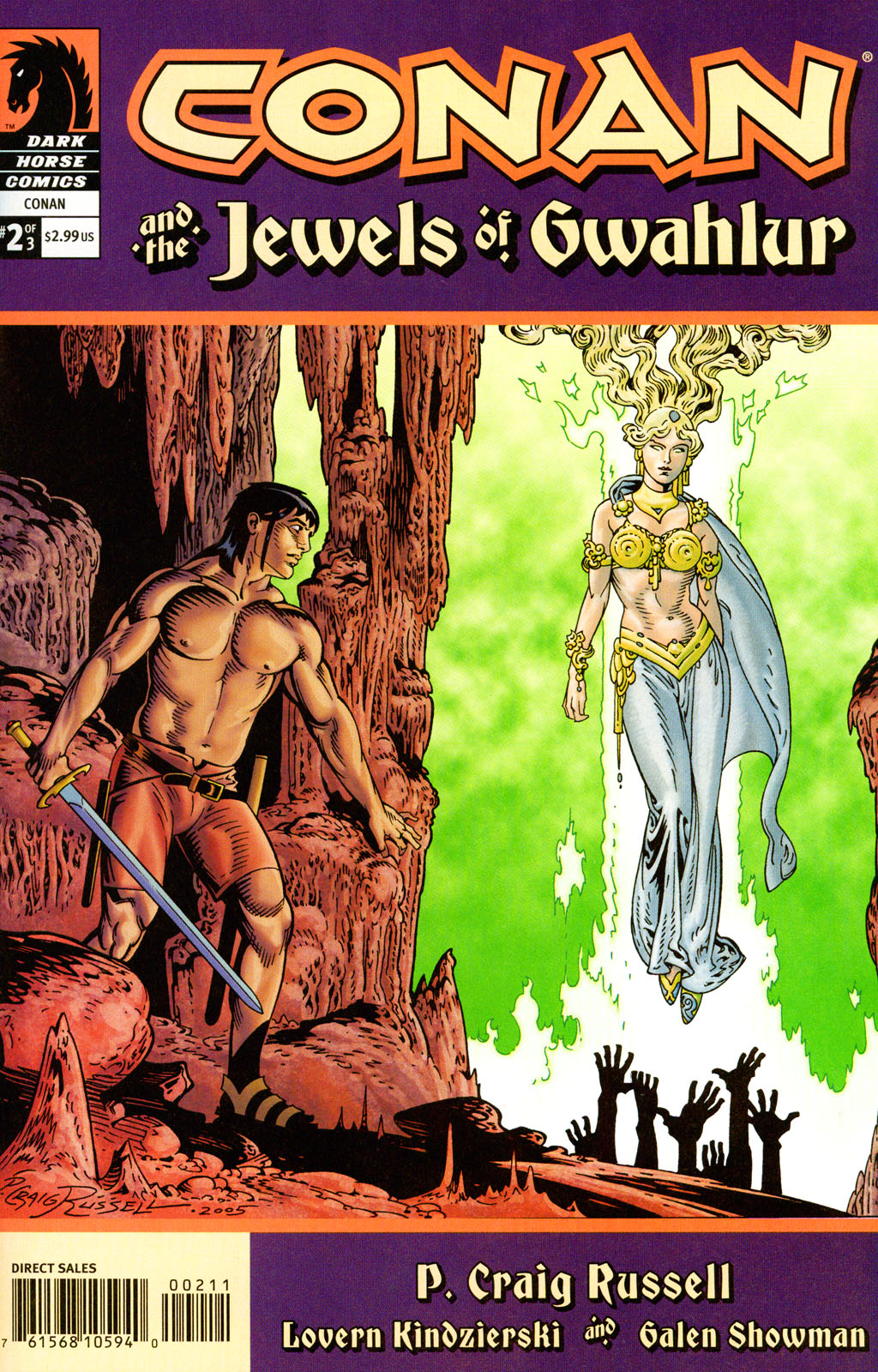 Read online Conan and the Jewels of Gwahlur comic -  Issue #2 - 1