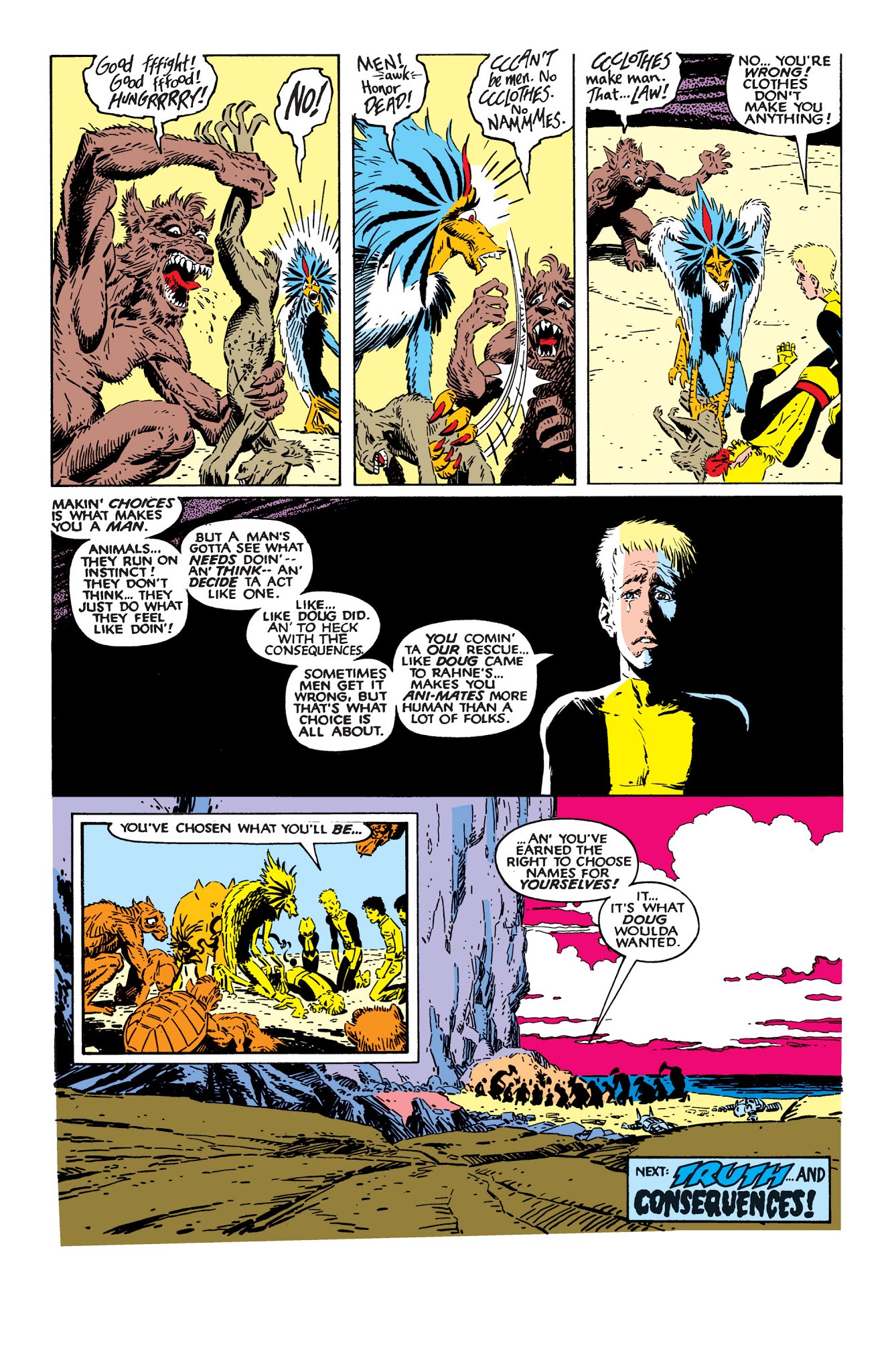 Read online X-Men: Fall of the Mutants comic -  Issue # TPB 1 (Part 4) - 91