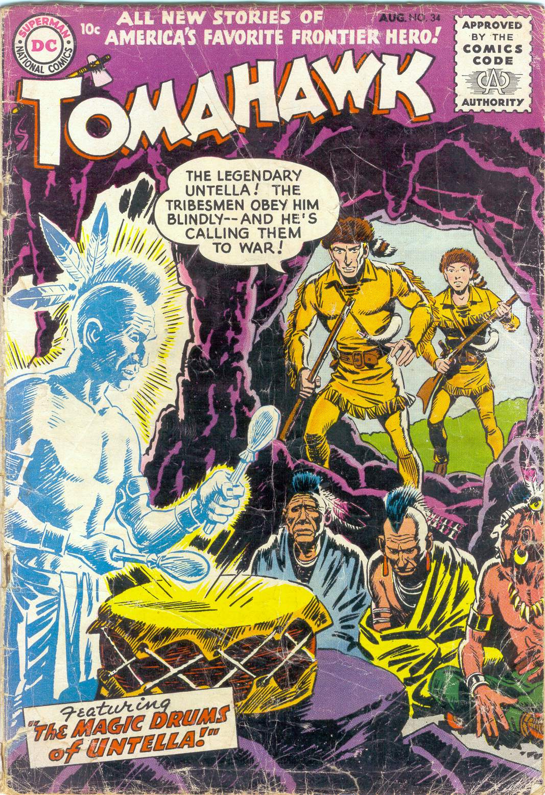 Read online Tomahawk comic -  Issue #34 - 1
