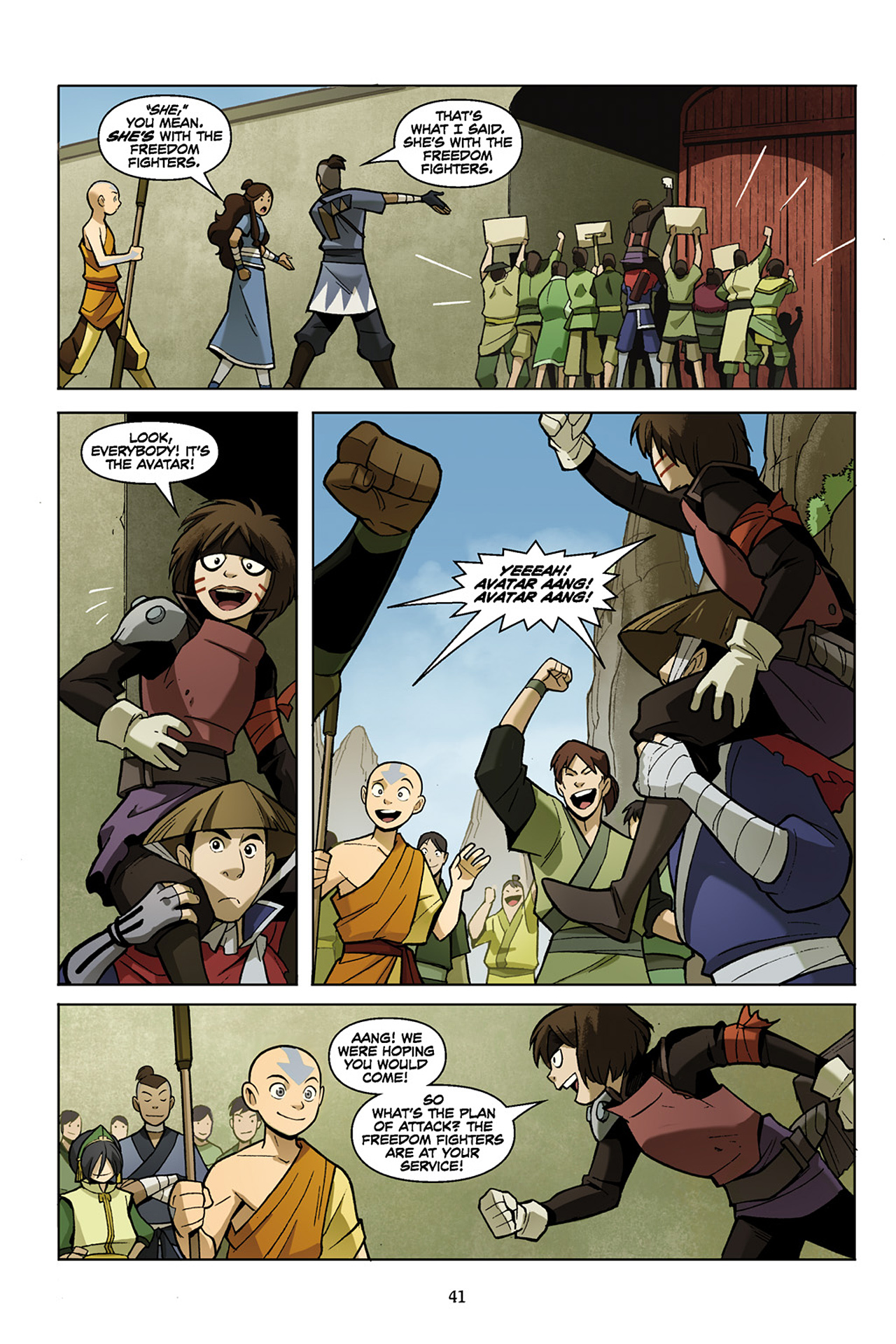 Read online Nickelodeon Avatar: The Last Airbender - The Promise comic -  Issue # Part 1 - 42
