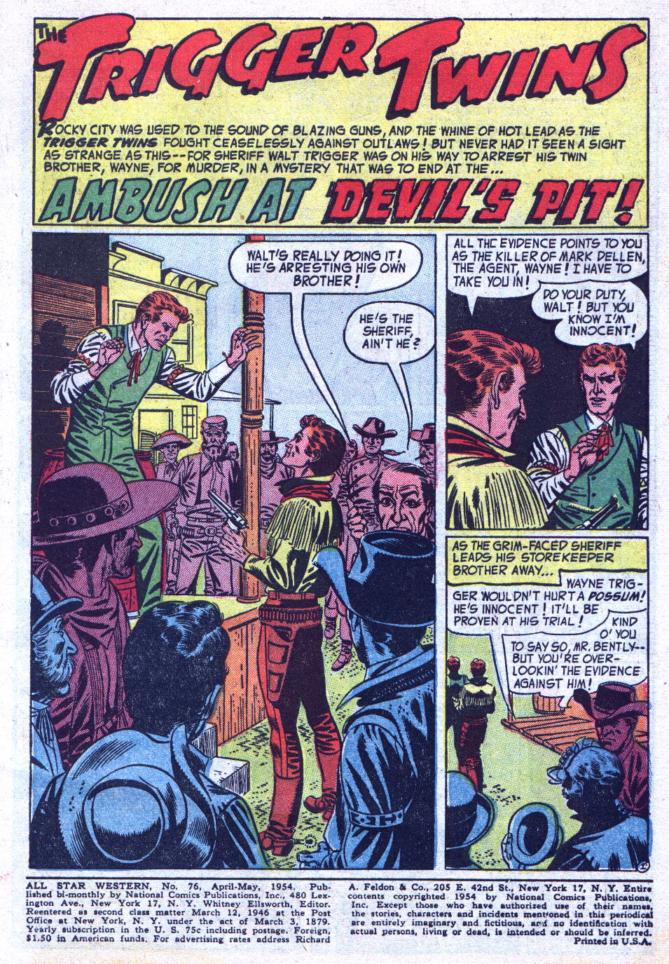 Read online All-Star Western (1951) comic -  Issue #76 - 3