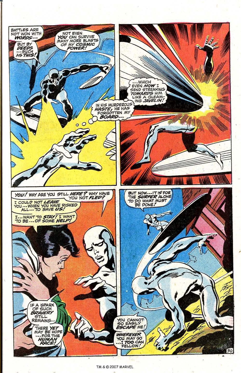 Read online Silver Surfer (1968) comic -  Issue #7 - 37