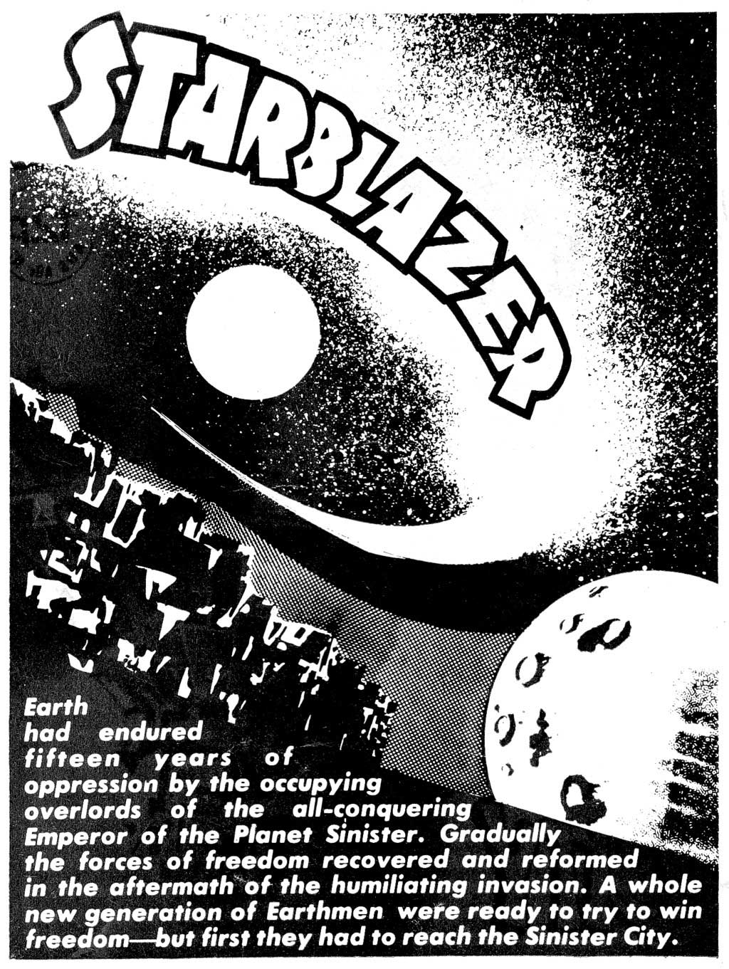 Read online Starblazer comic -  Issue #19 - 2