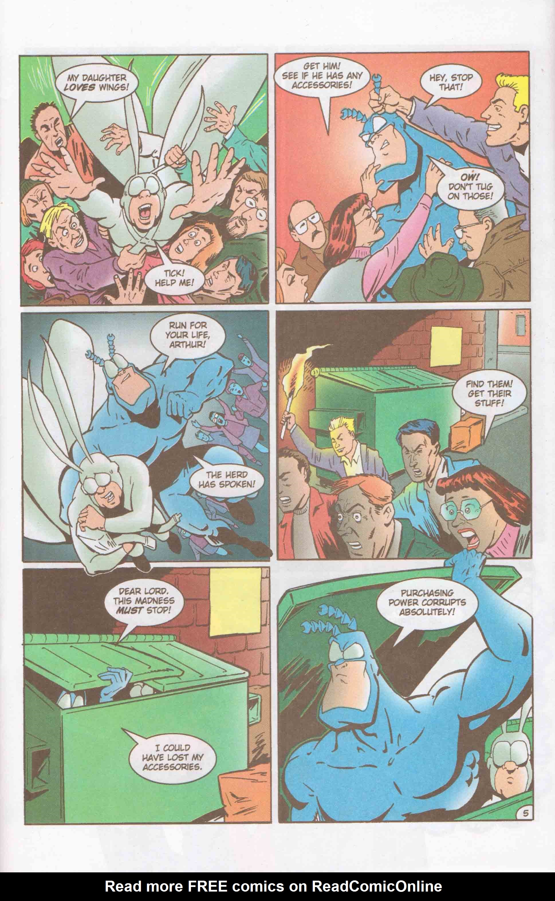 Read online The Tick: Big Red-N-Green Christmas Spectacle comic -  Issue # Full - 7