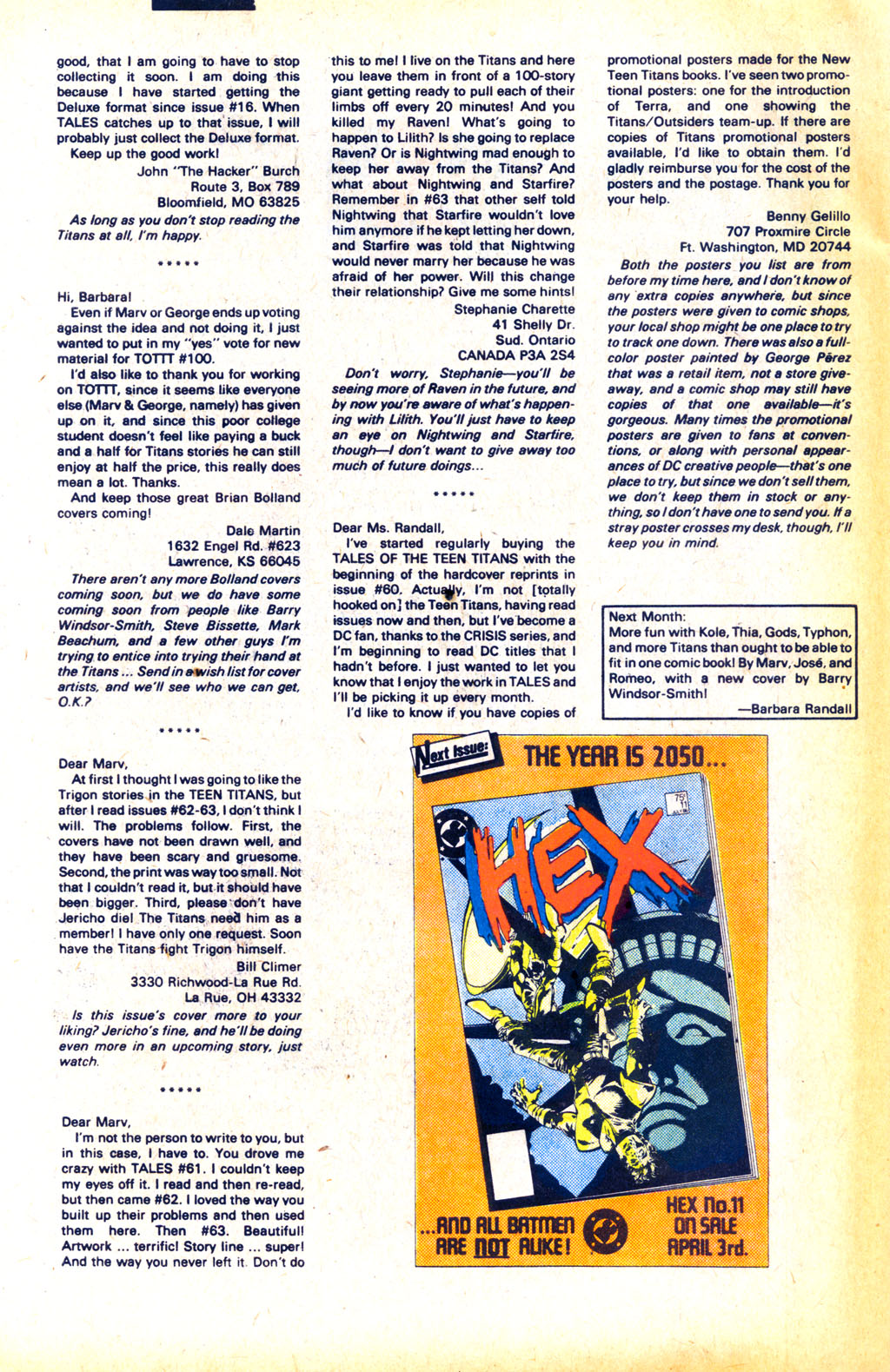 Read online Tales of the Teen Titans comic -  Issue #67 - 25