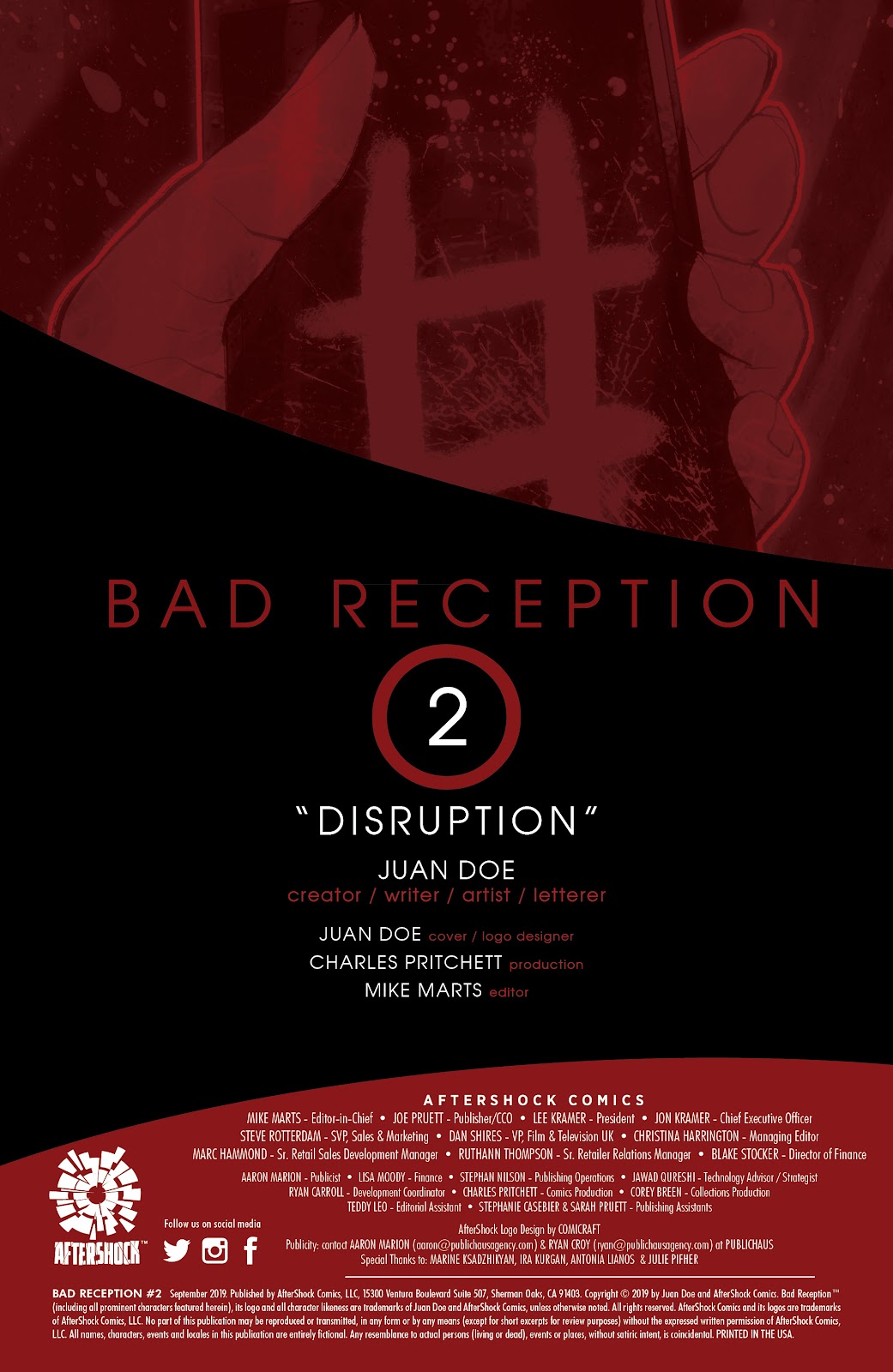 Read online Bad Reception comic -  Issue #2 - 2
