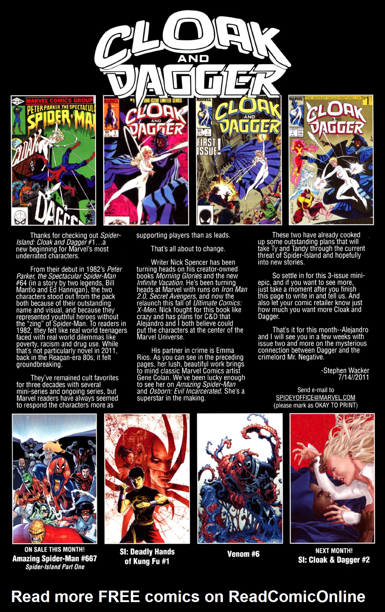 Read online Spider-Island: Cloak & Dagger comic -  Issue #1 - 23