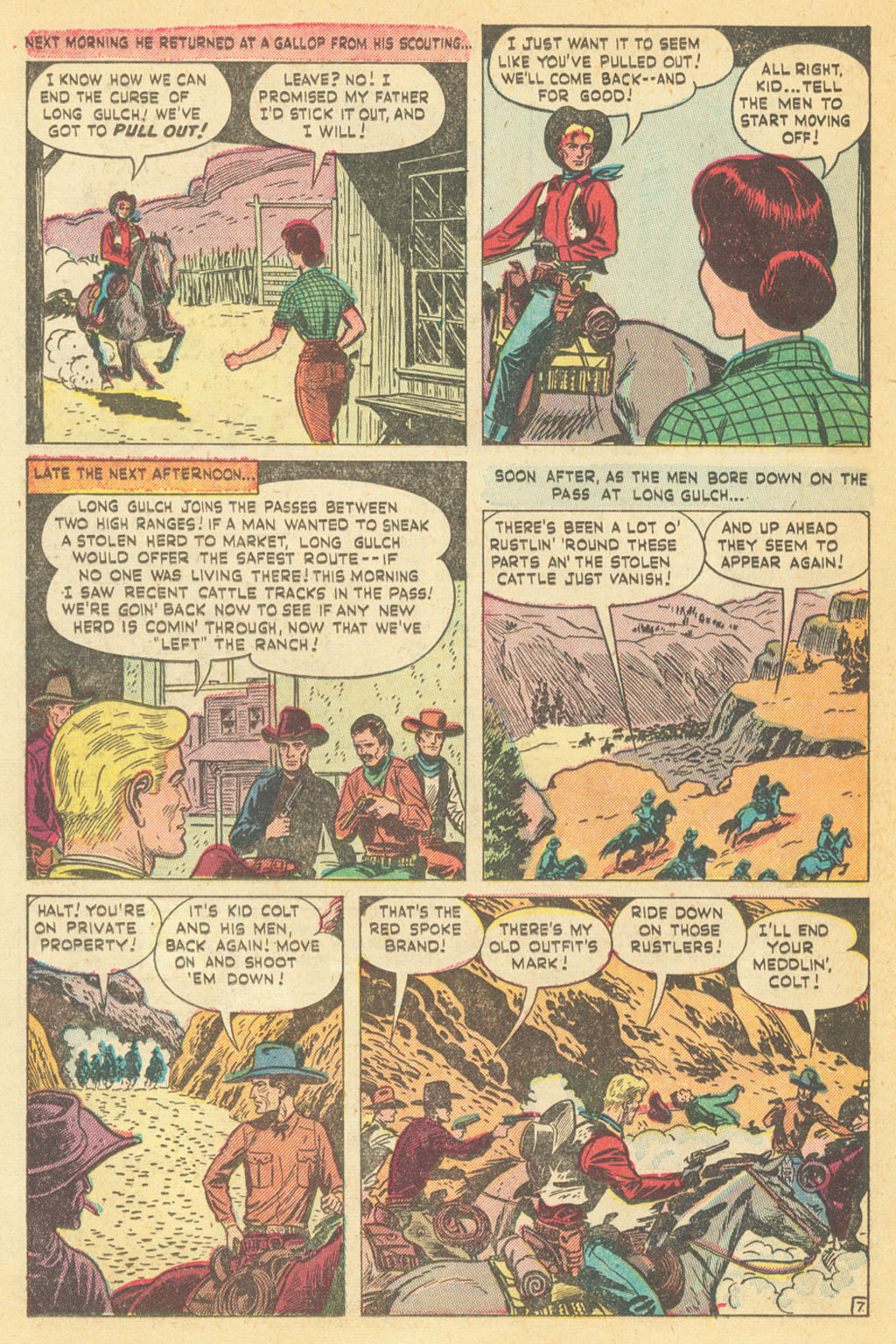 Read online Kid Colt Outlaw comic -  Issue #8 - 21