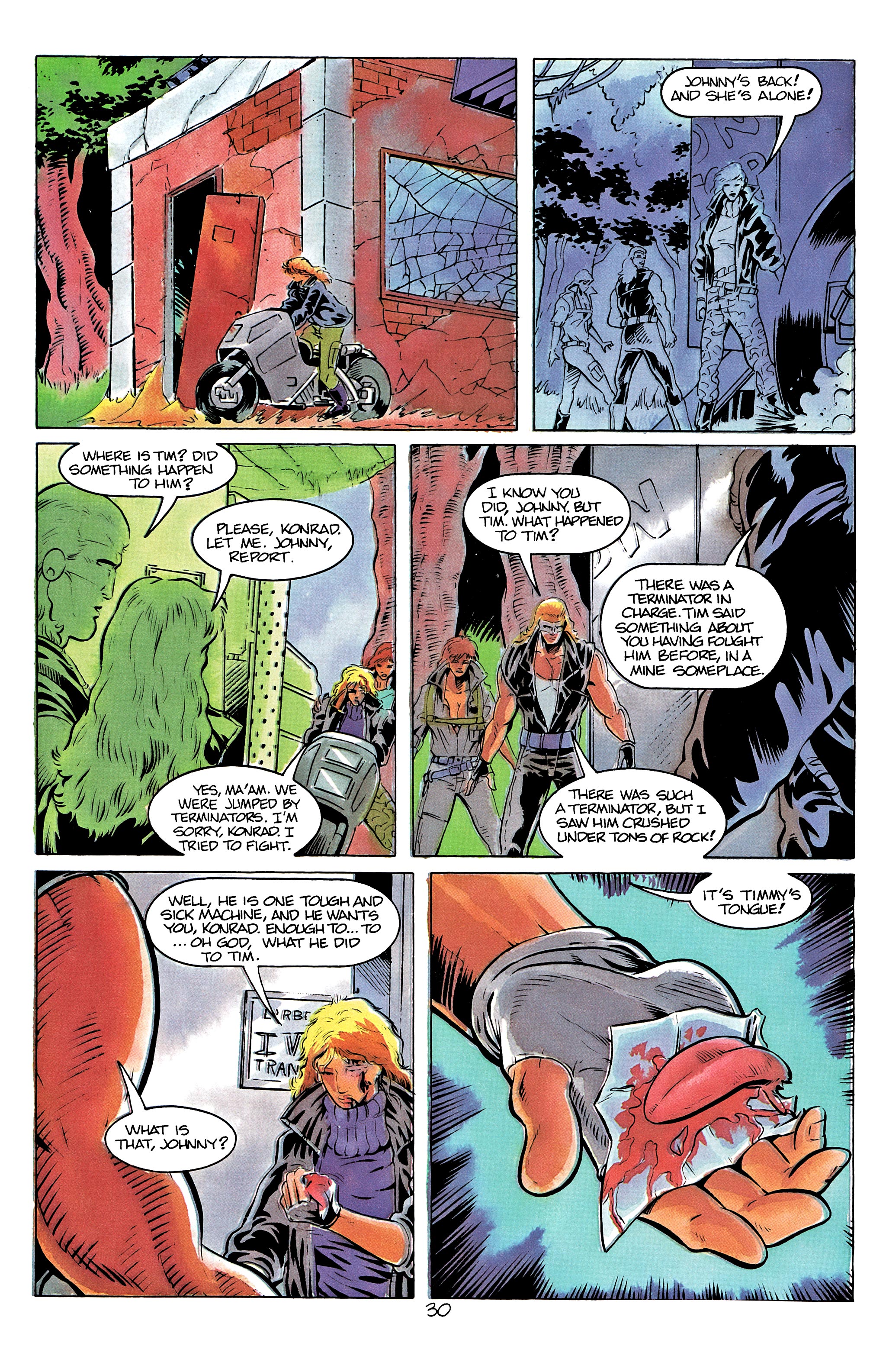 Read online The Terminator (1988) comic -  Issue #12 - 35
