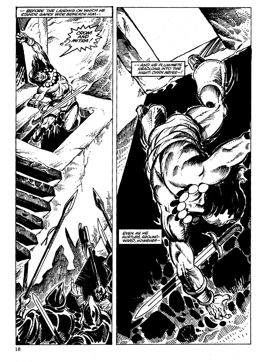 Read online The Savage Sword Of Conan comic -  Issue #86 - 18