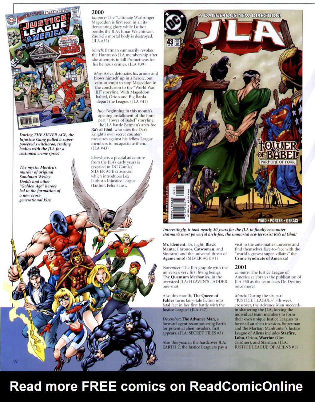 Read online JLA: The Ultimate Guide to The Justice League of America comic -  Issue # Full - 83