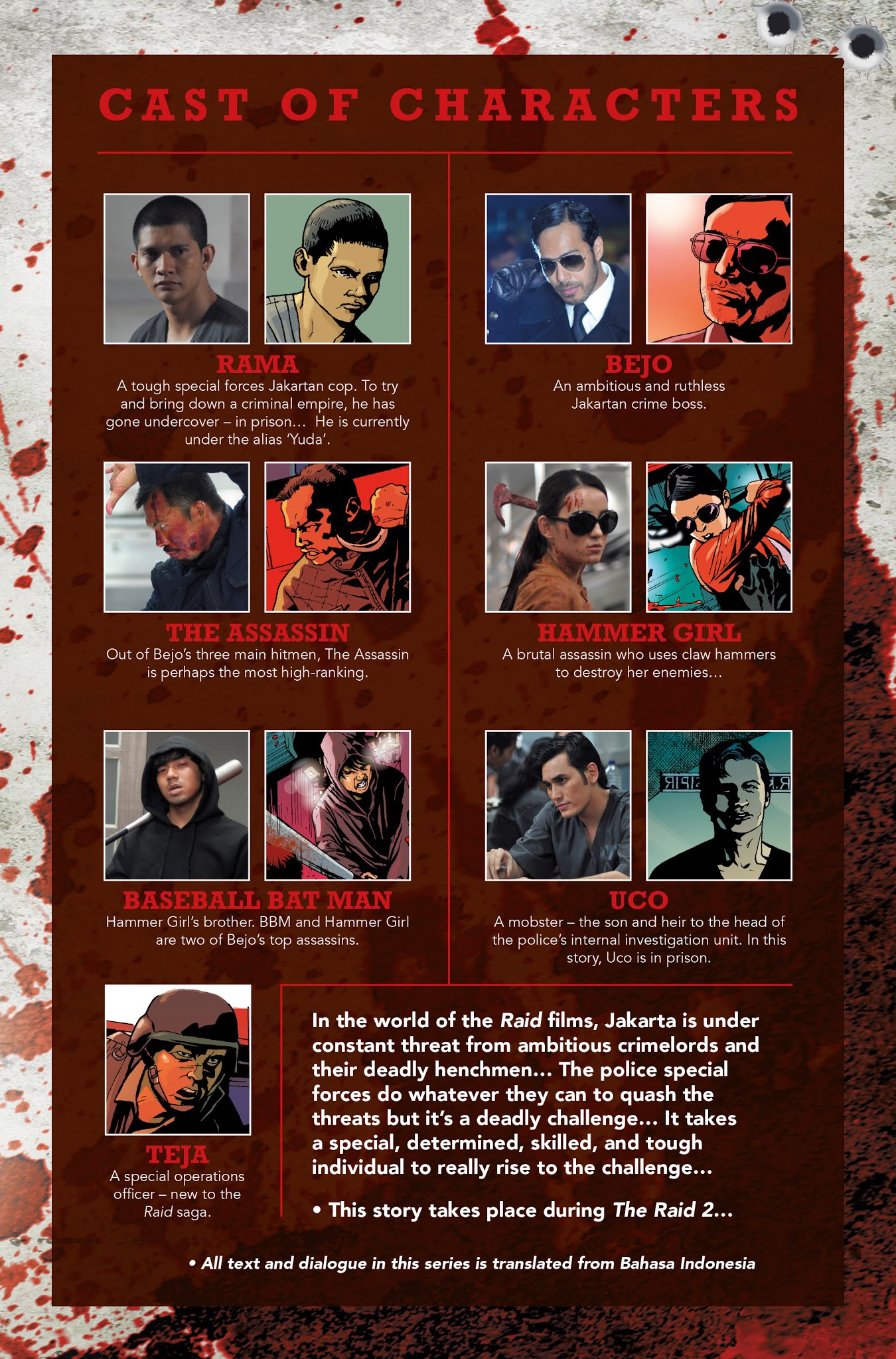Read online The Raid comic -  Issue #1 - 6