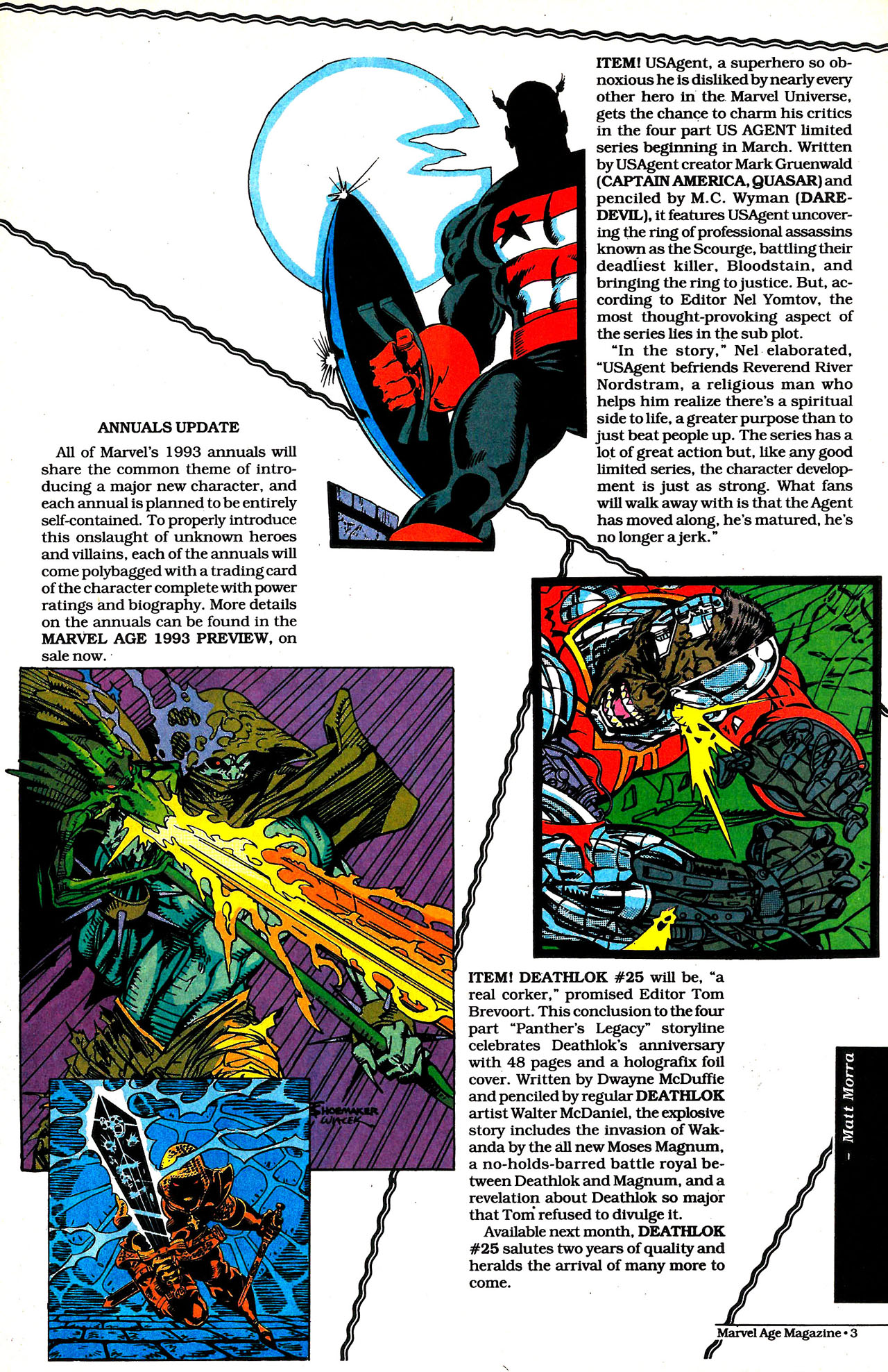 Read online Marvel Age comic -  Issue #123 - 5