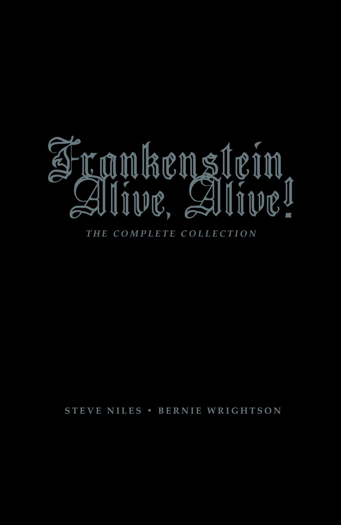 Read online Frankenstein Alive, Alive! comic -  Issue # _TPB - 2