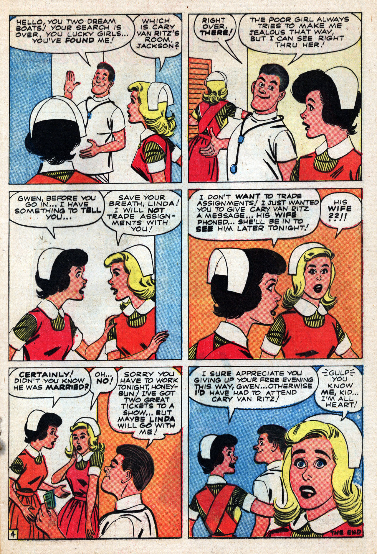 Read online Linda Carter, Student Nurse comic -  Issue #1 - 13
